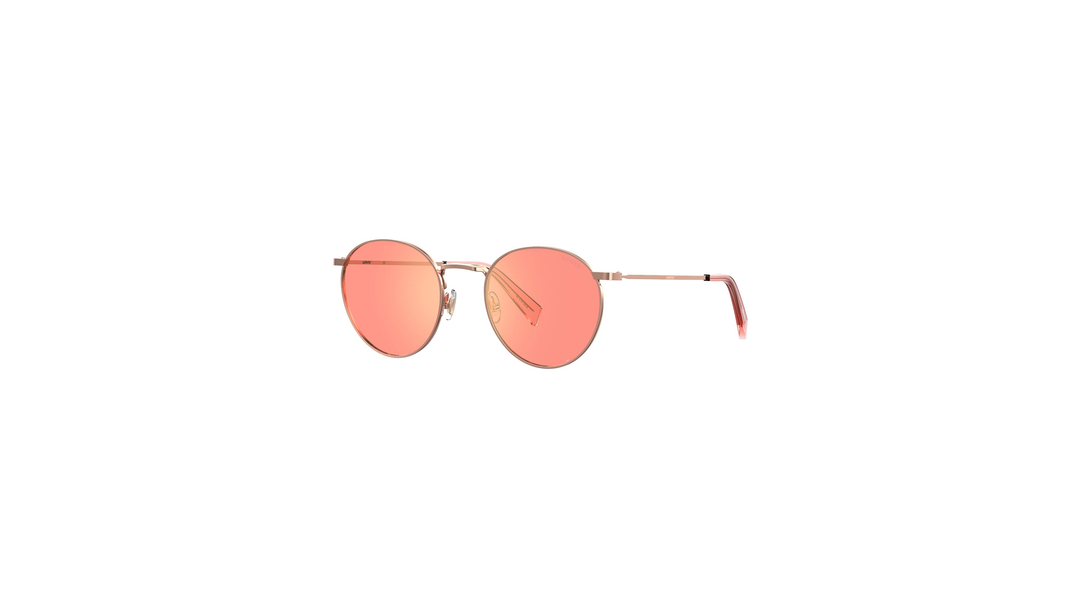 Orange Round Sunglasses 2