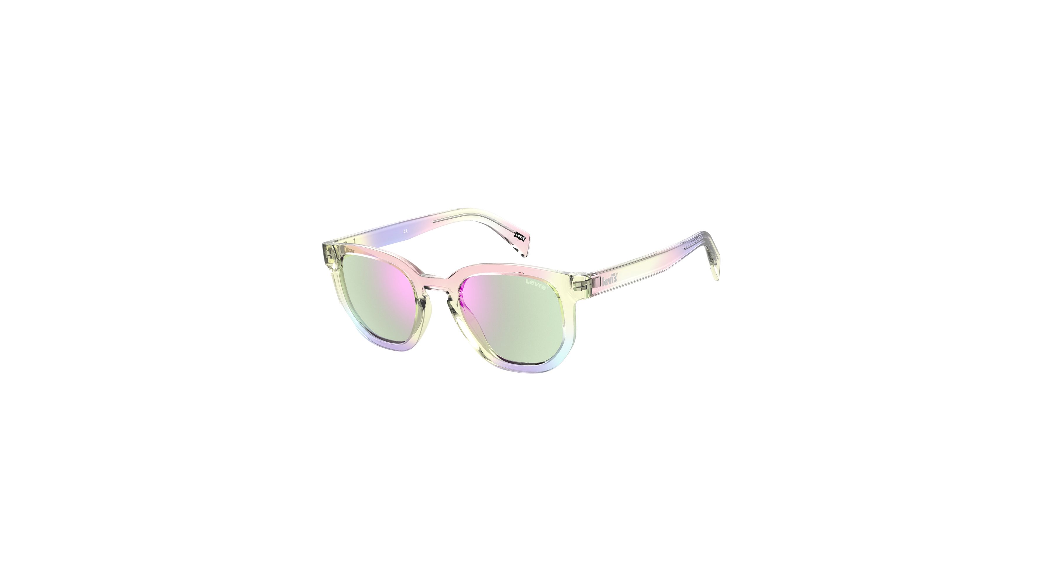 Levi's Women's LV 1031 Cat Eye Prescription Eyewear Frames, Pink  Havana/Demo Lens, 51 mm, 17mm