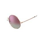Pink Gold Round Sunglasses 2