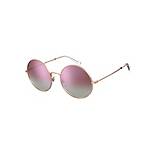 Pink Gold Round Sunglasses 3