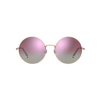 Pink Gold Round Sunglasses 1
