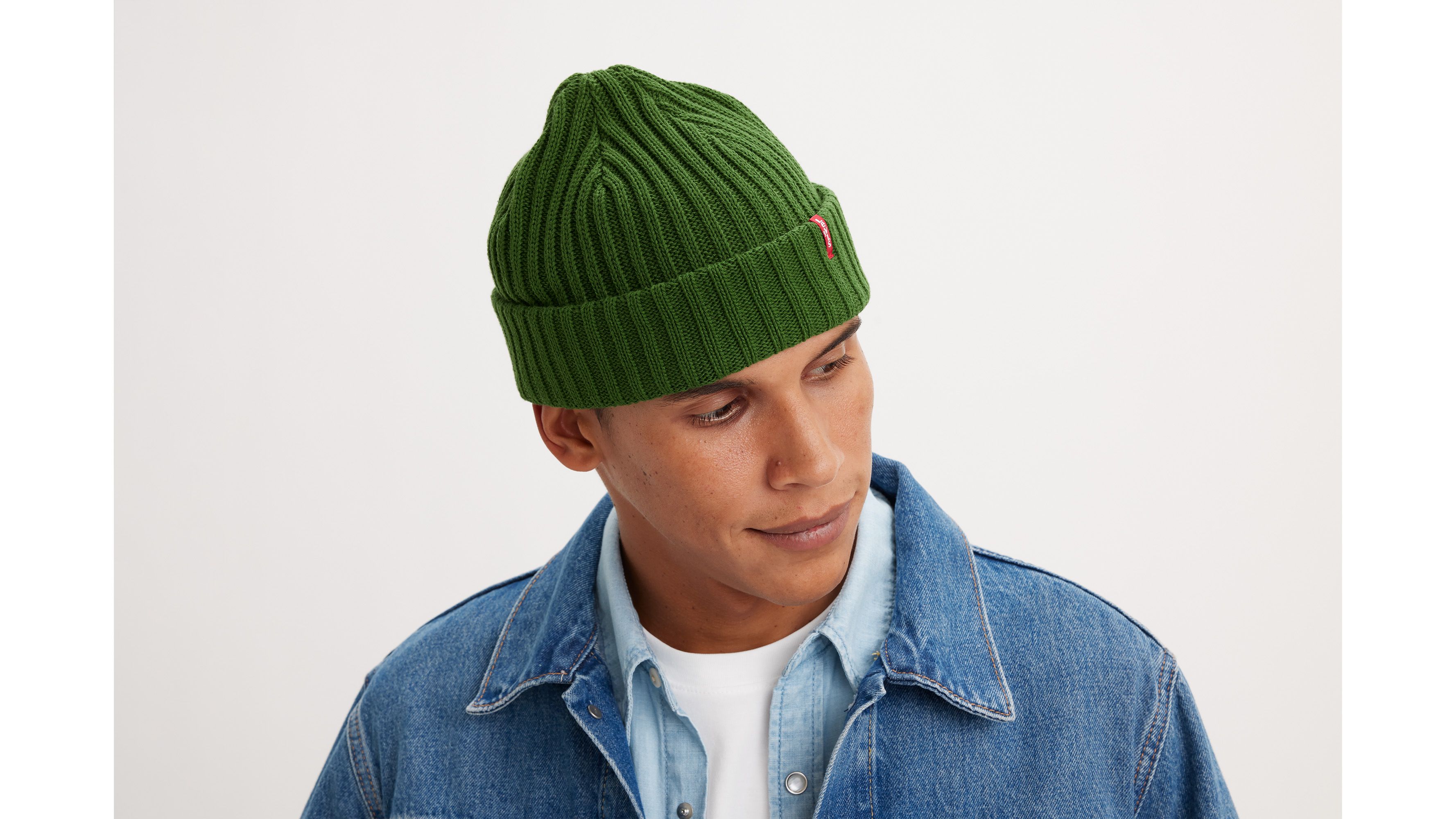 Ribbed Beanie Grün Levi's® DE