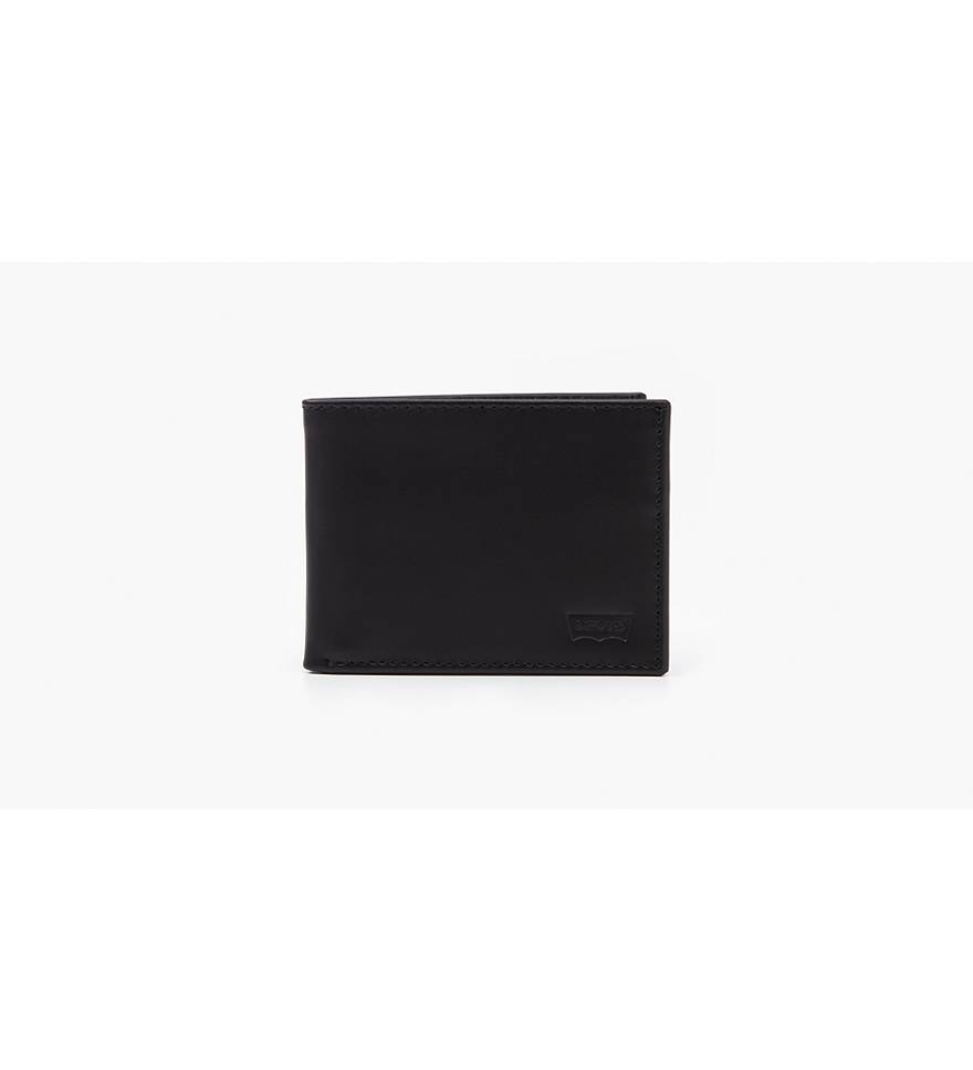 Levi's® Logo Bifold Id Wallet - Black | Levi's® CA