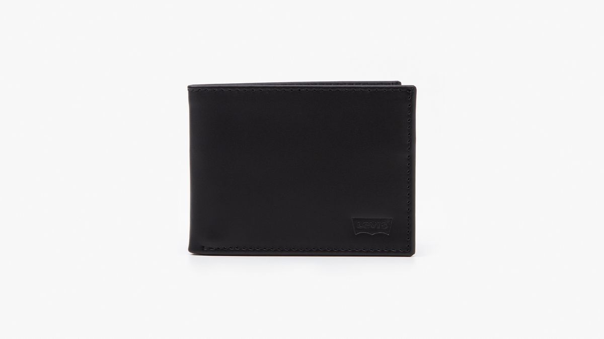 Levi's® Logo Bifold ID Wallet — Black