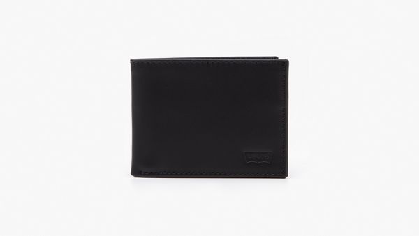 Levi's® Logo Bifold ID Wallet — Black