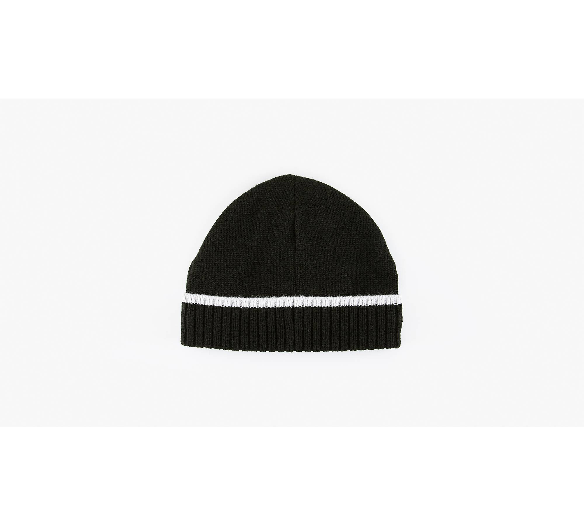 Lined Cropped Beanie With Modern Vintage Logo - Black | Levi's® US