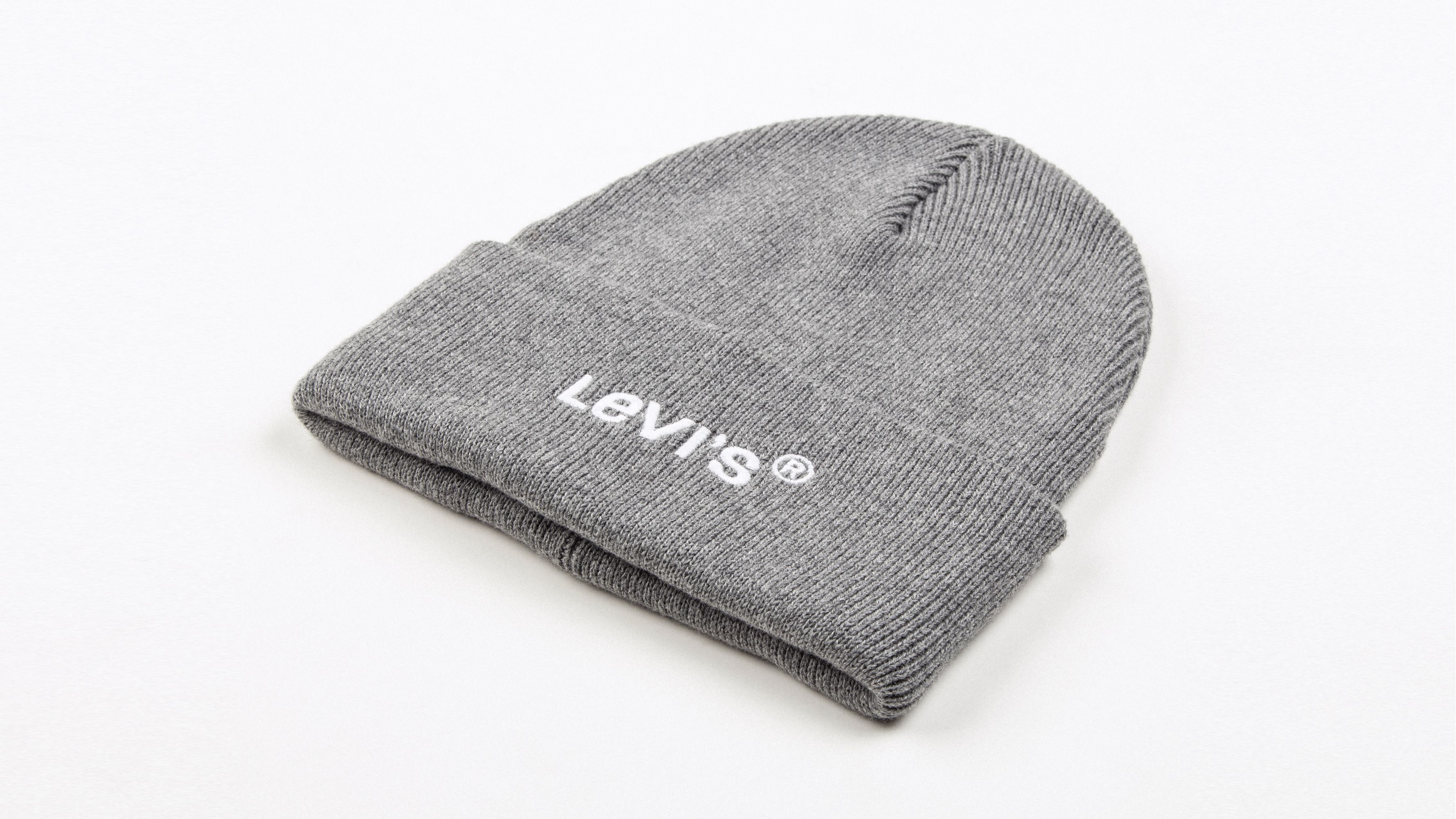 Oversized Levi's® Logo Beanie - Black