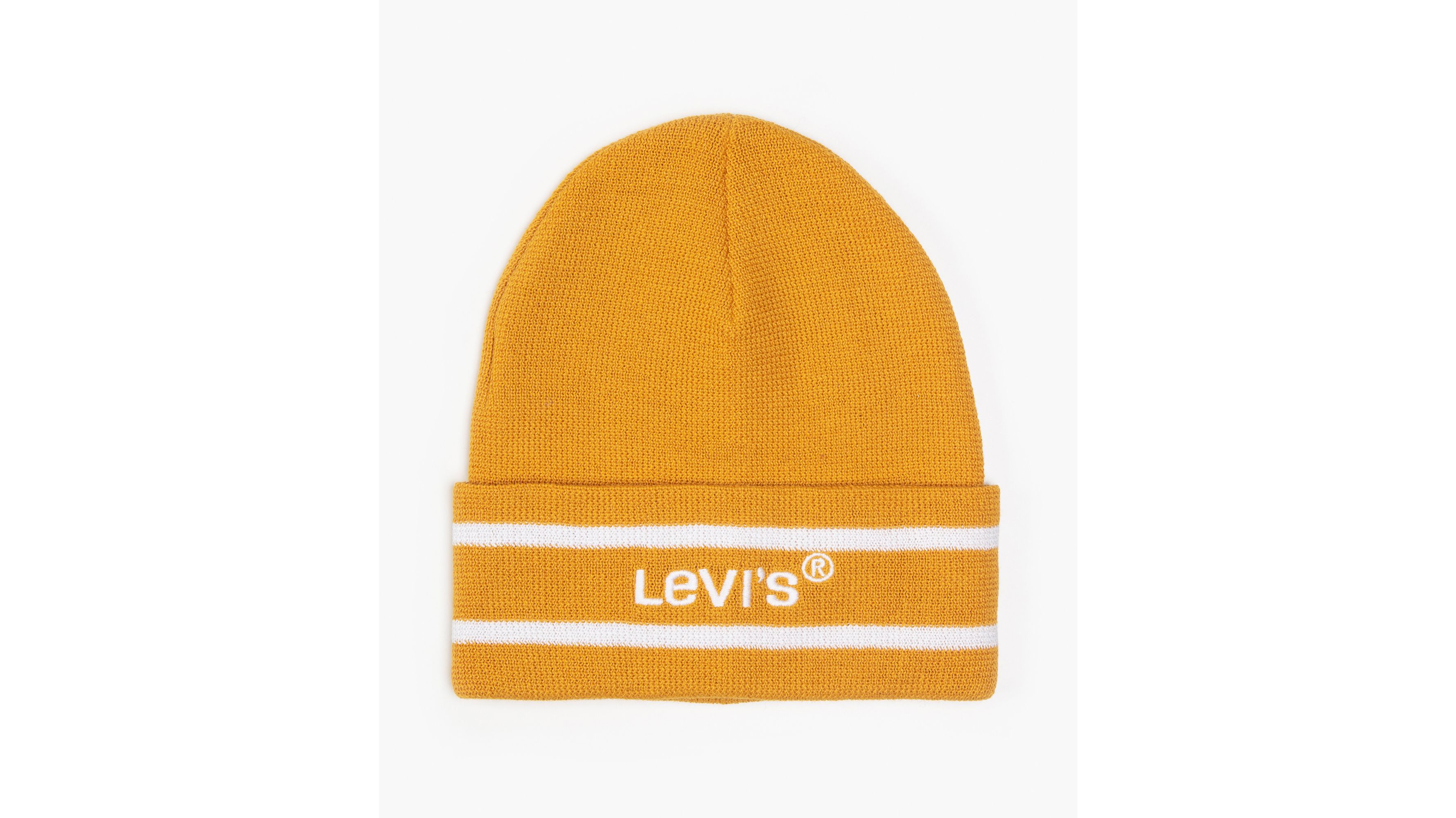 Gold Tab™ Wordmark Beanie - Brown | Levi