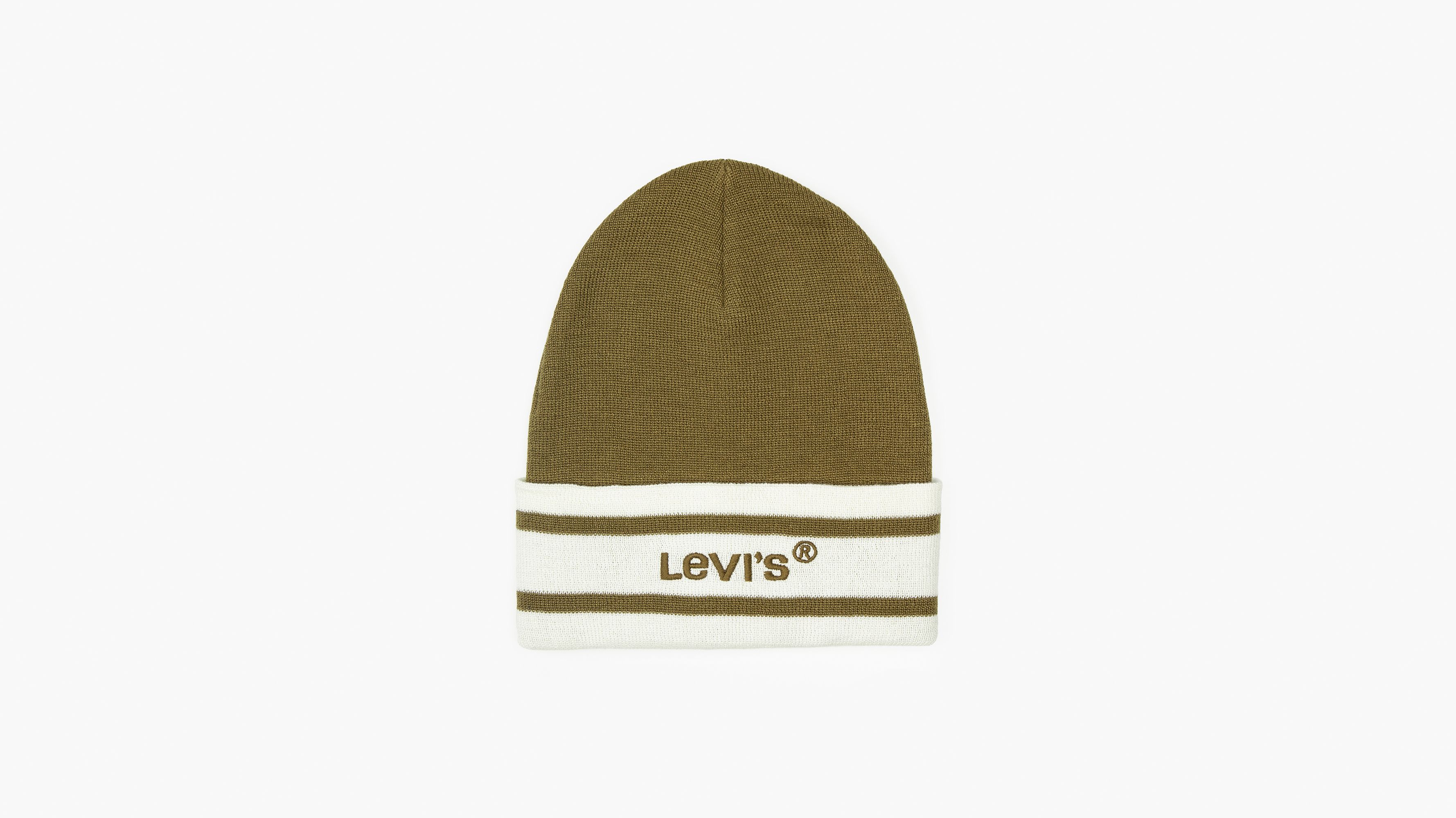 Levi's Homme Poster Logo Beanie Bonnet, BEIGE, Taille unique EU :  : Mode