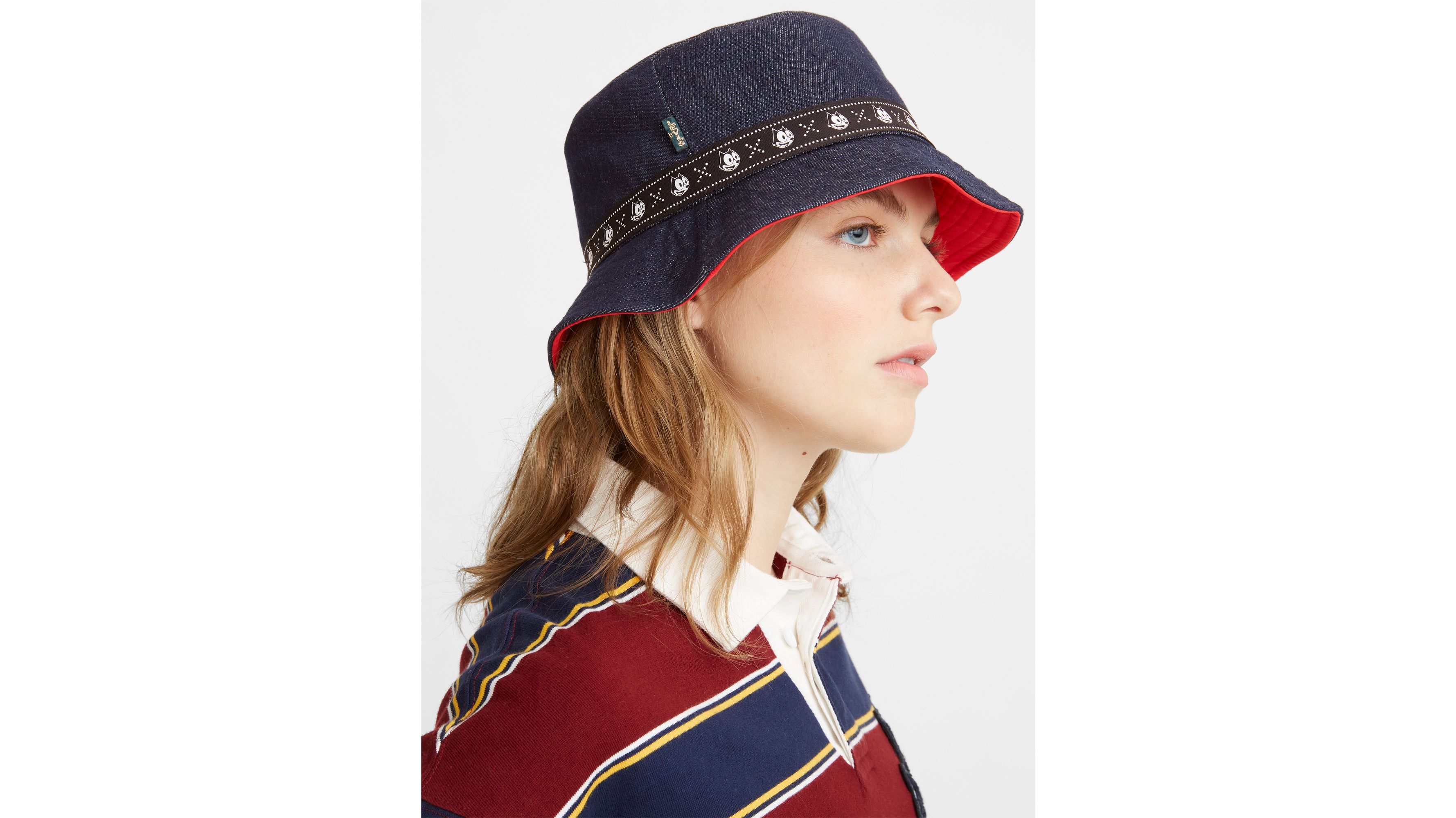 Levi's® x Felix the Cat™ Reversible Campus Bucket Hat 3