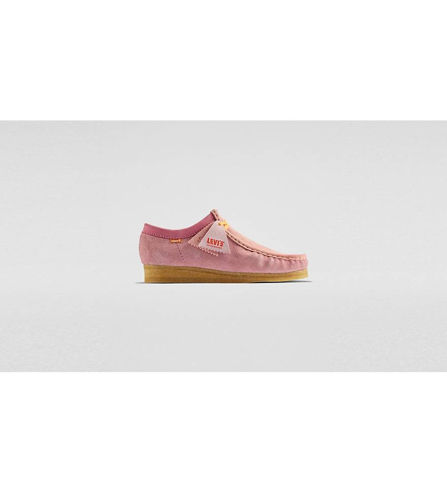 Levi's® X Clarks® Wallabee Shoe - Pink | Levi's® US