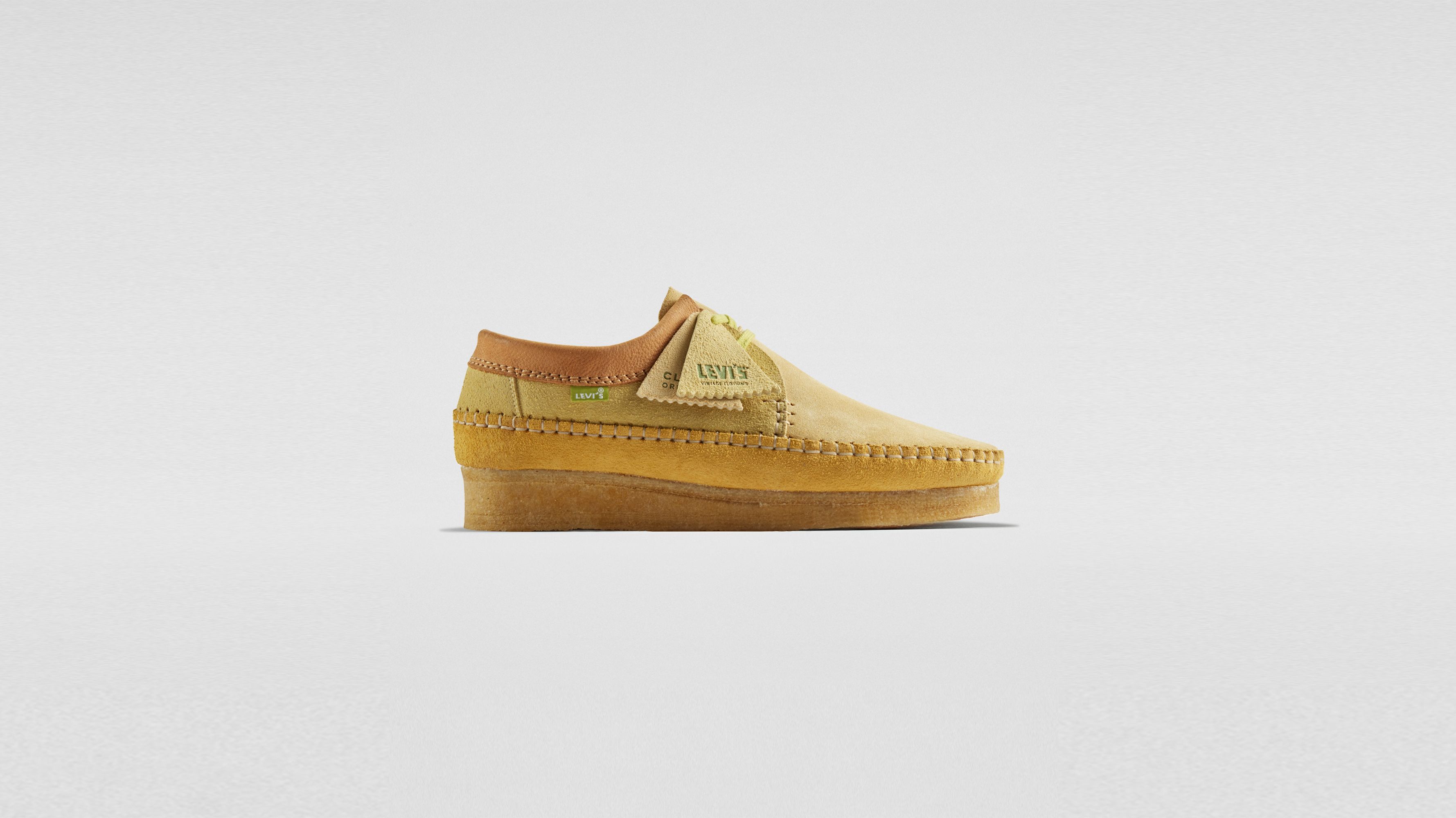 Levi's® X Clarks® Weaver Shoe - Yellow | Levi's® US