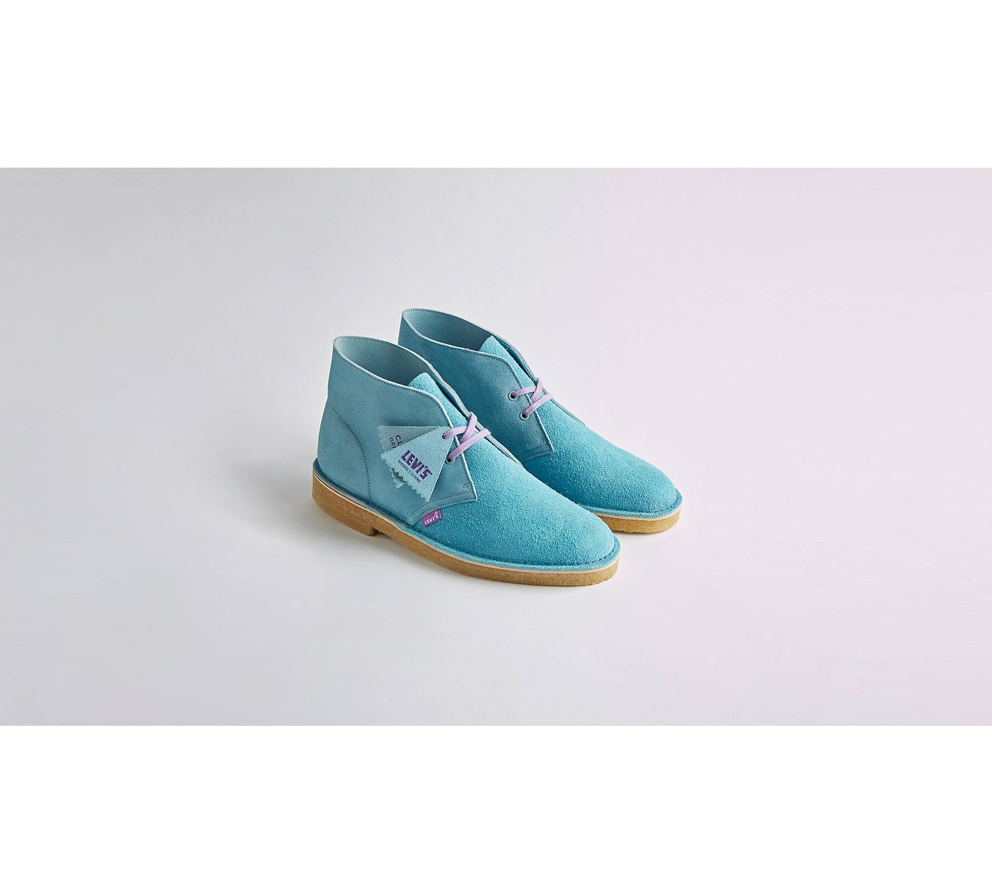 Levi's® X Clarks® Desert Boot - Blue | Levi's® US