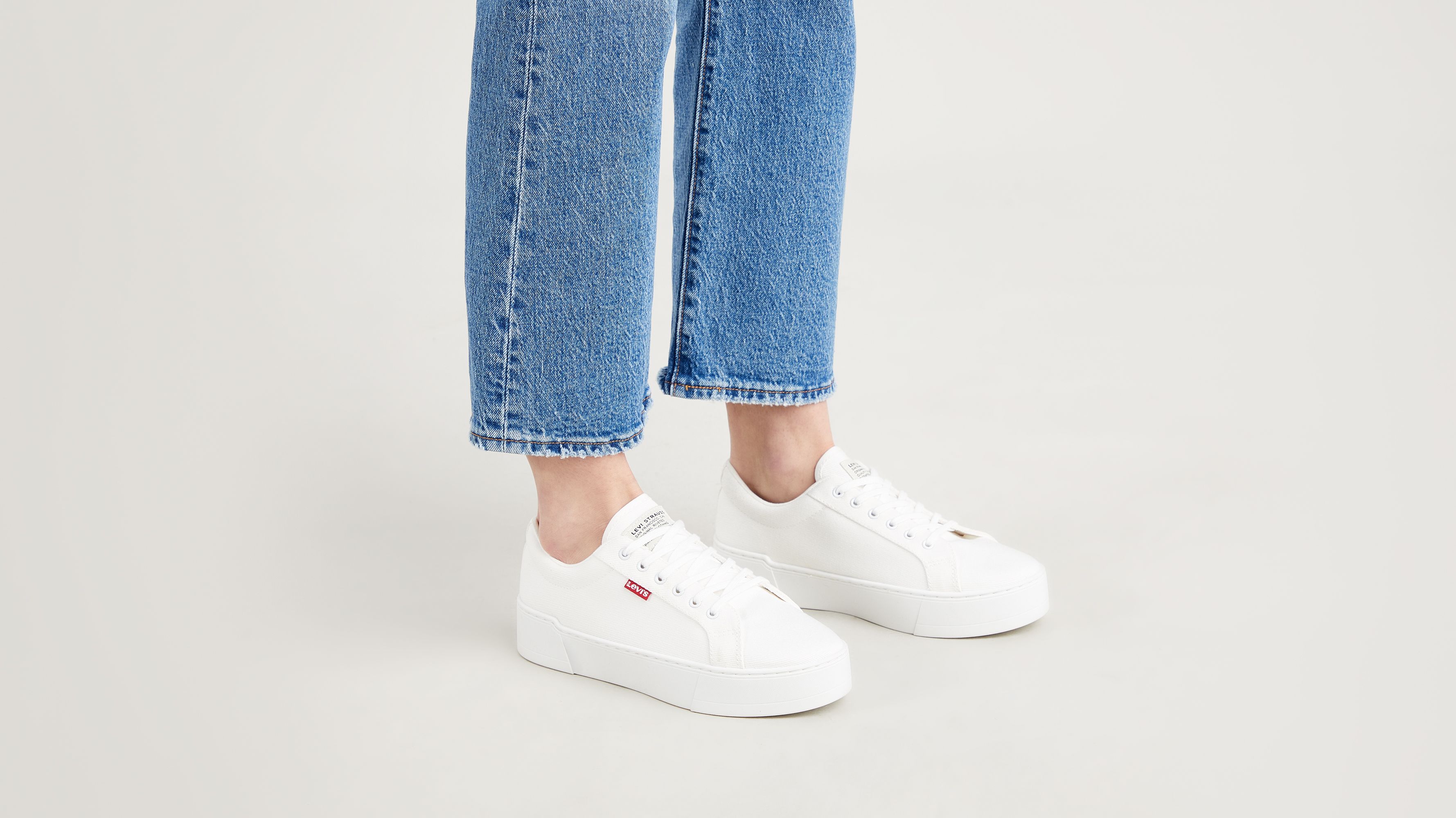 Basket levis blanche femme hot sale