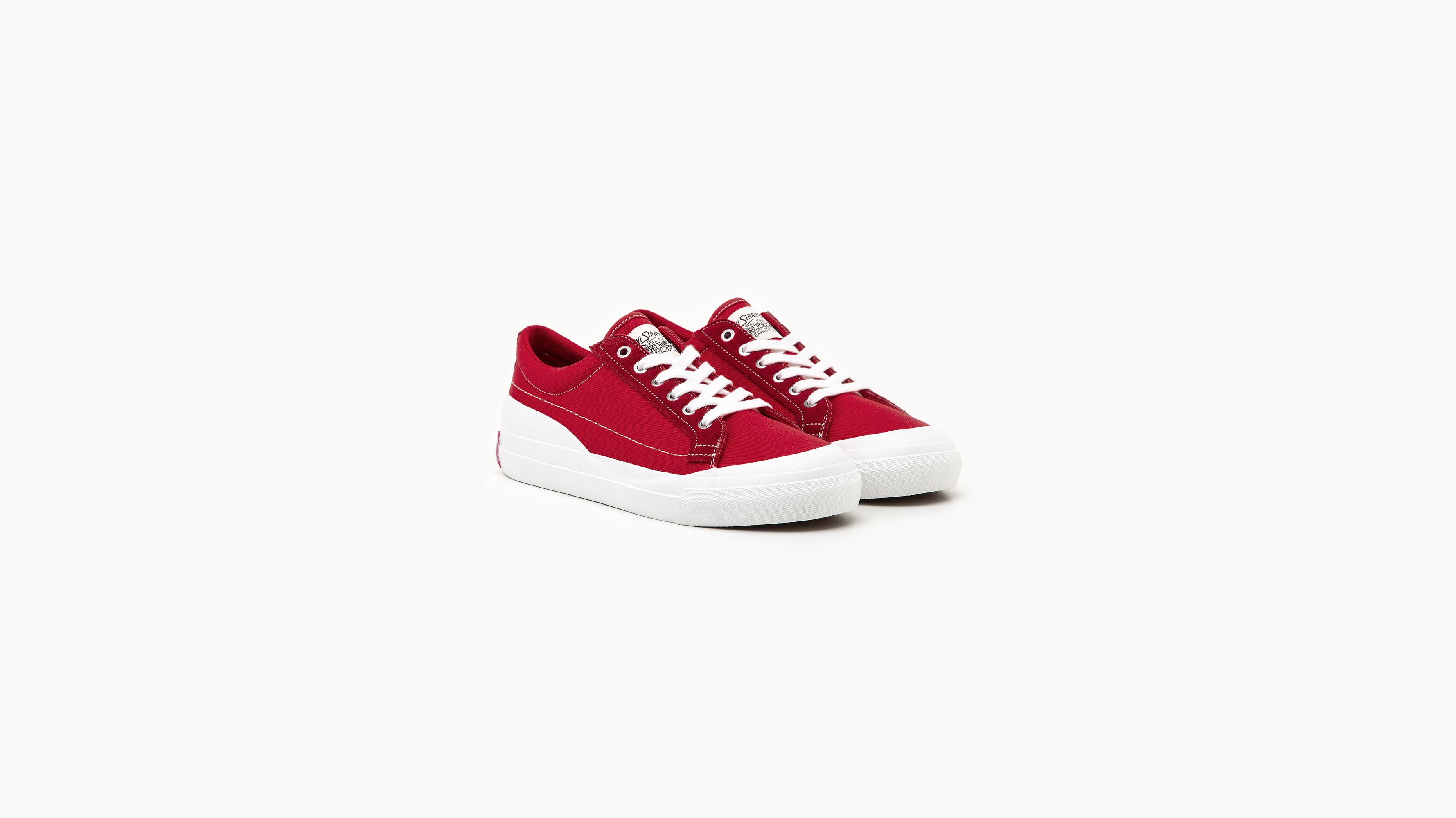 Red levi high top shoes deals