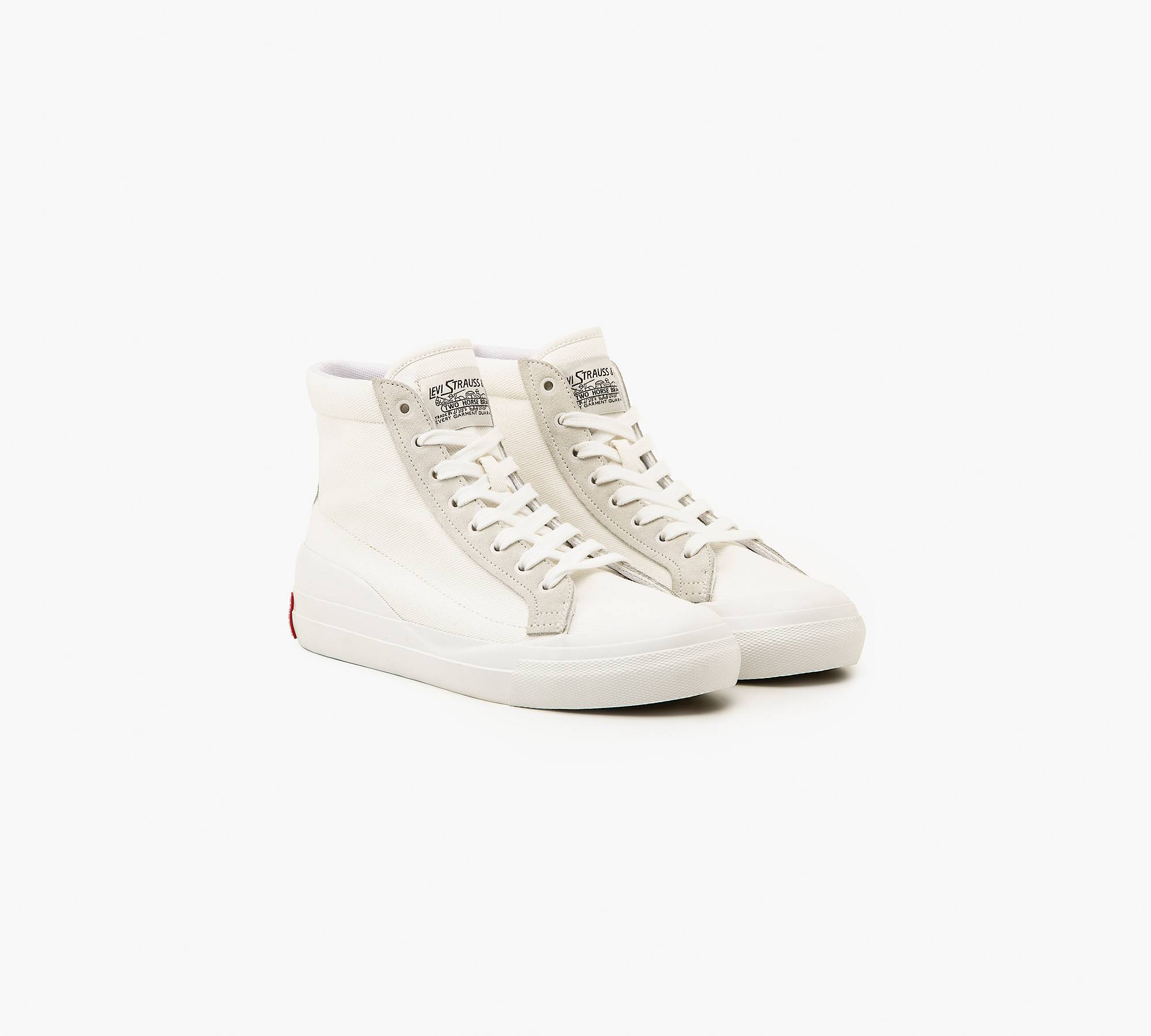 Levi's® Women's Ls1 High Sneakers - White | Levi's® GB