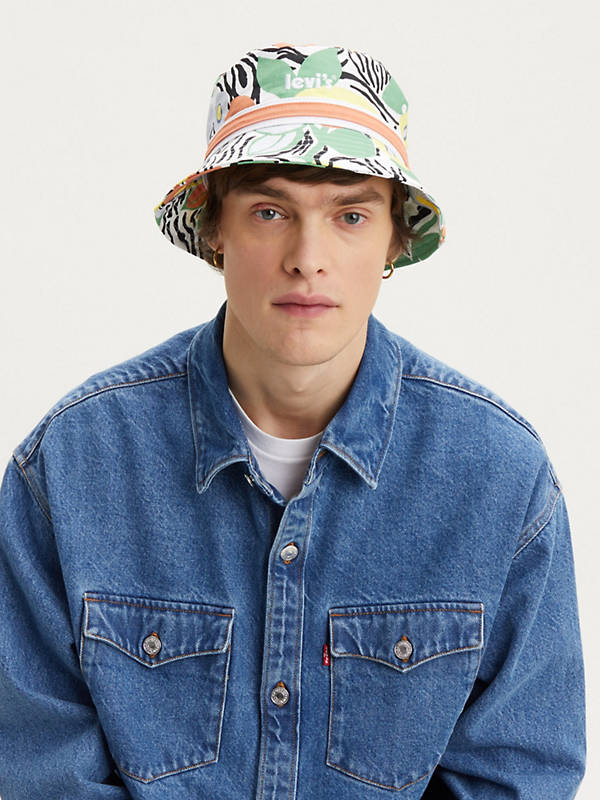 Bucket Hat With Poster Logo - Multi Colour | Levi's® AT