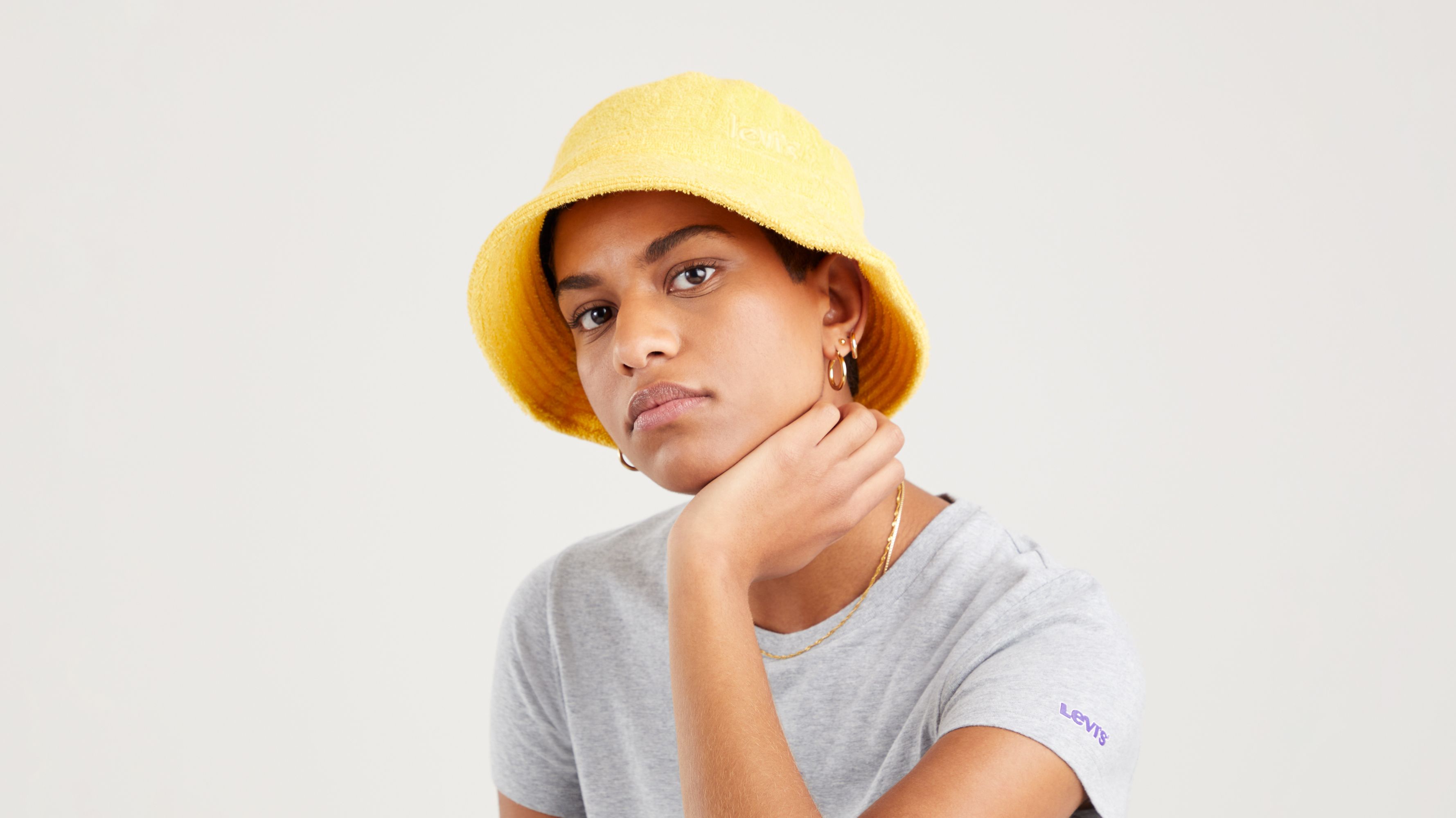 Mustard yellow hot sale bucket hat