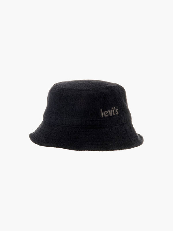 Poster Logo Terry Bucket Hat - Black | Levi's® US