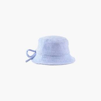 Terry Bucket Hat with Poster Logo 5