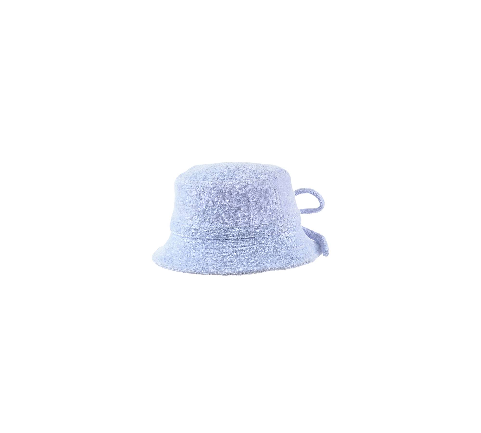 Terry Bucket Hat with Poster Logo 1