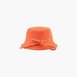 Terry Bucket Hat with Poster Logo 4