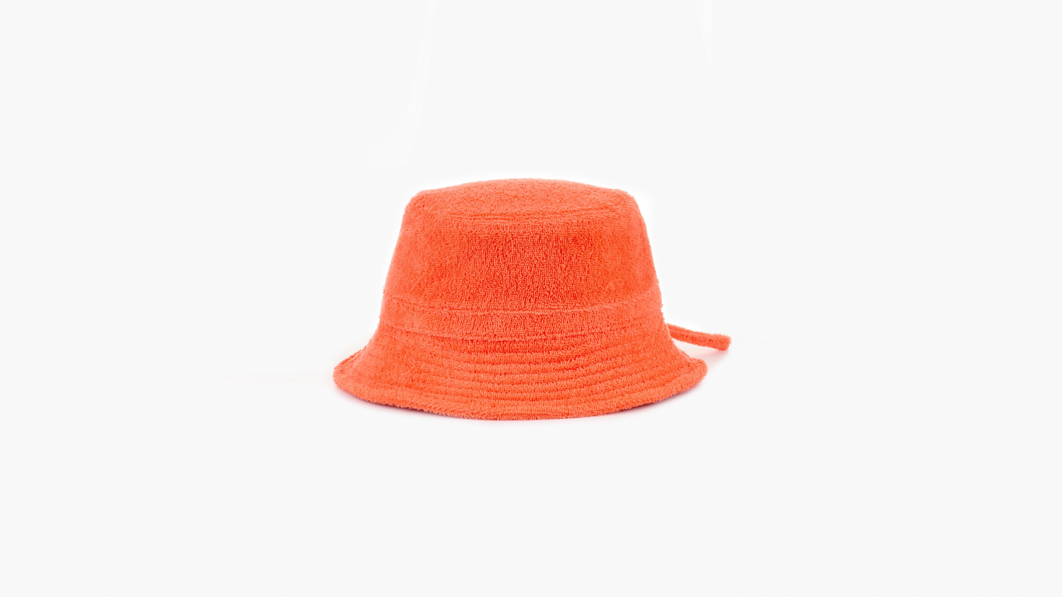 Terry Bucket Hat with Poster Logo 1