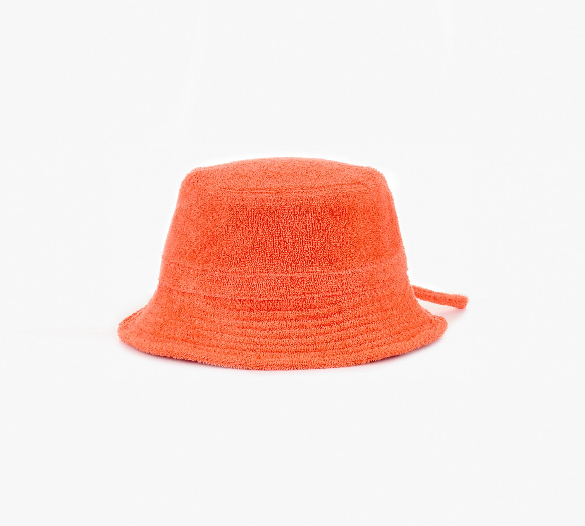 Terry Bucket Hat With Poster Logo - Orange | Levi\'s® US