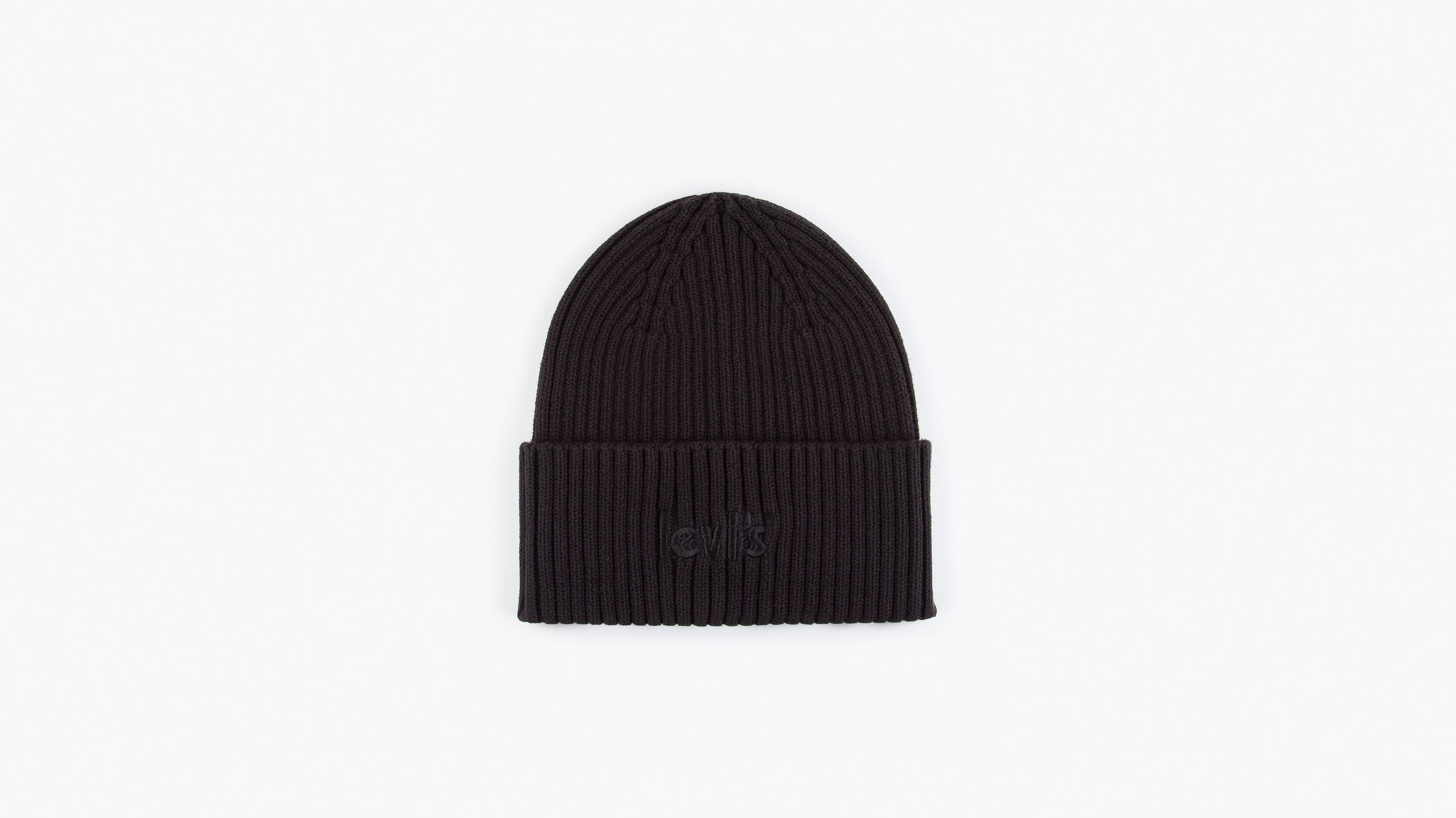 UNISEX LOGO BEANIE, Performance Black, Unisex Headwear