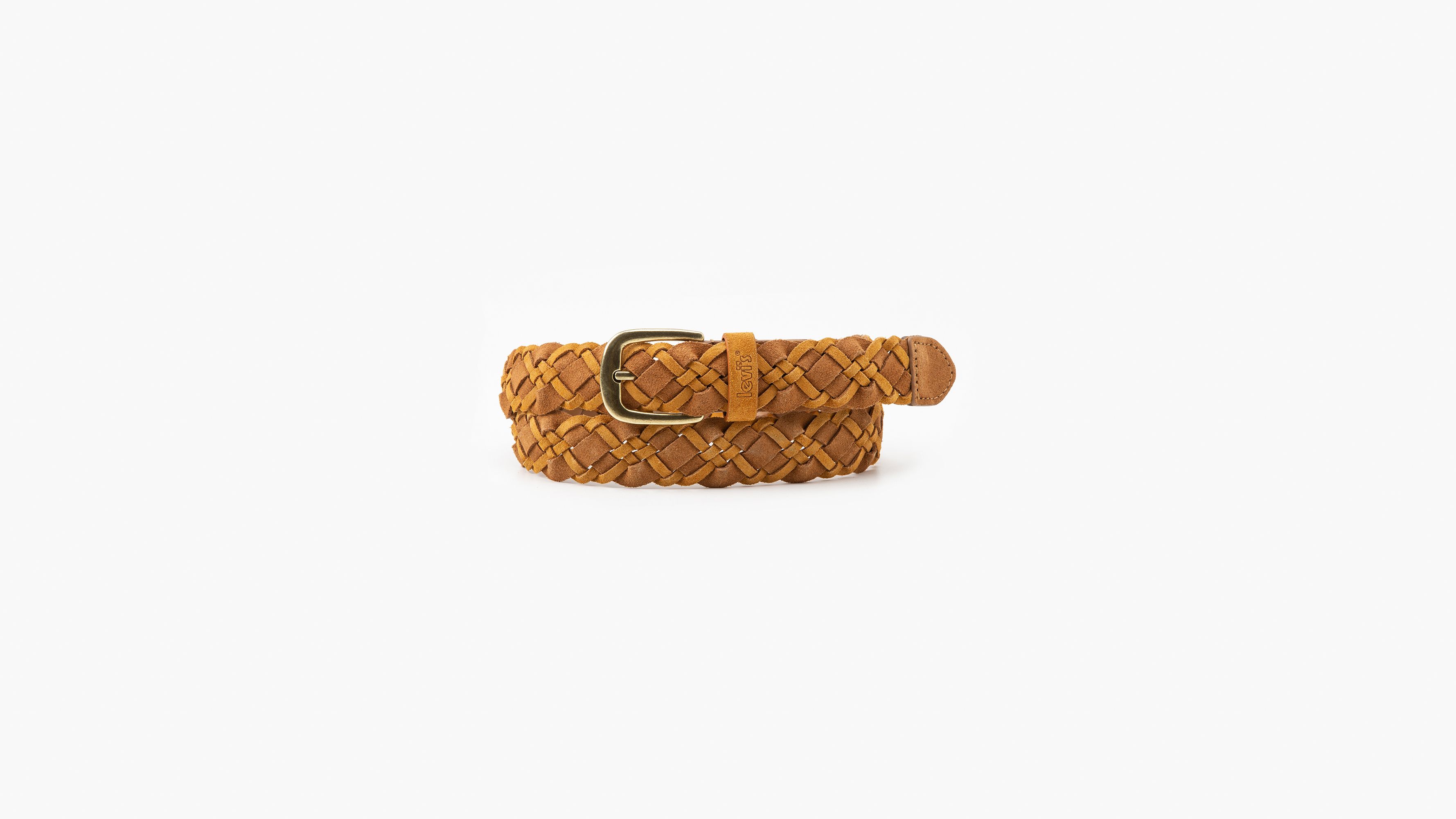 Twotone Suede Braided Belt Brown Levi's® US