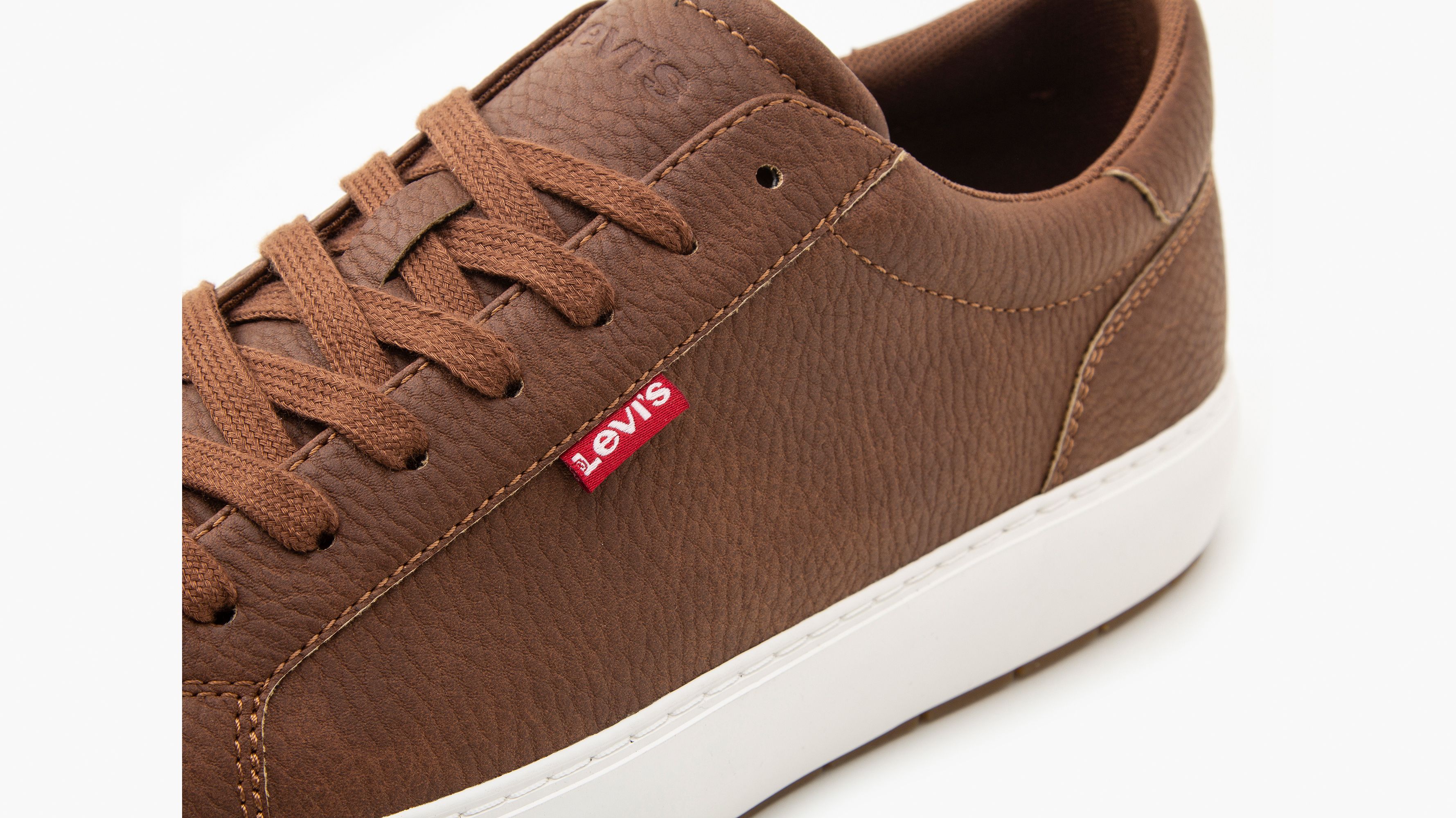 Levi's brown leather outlet shoes