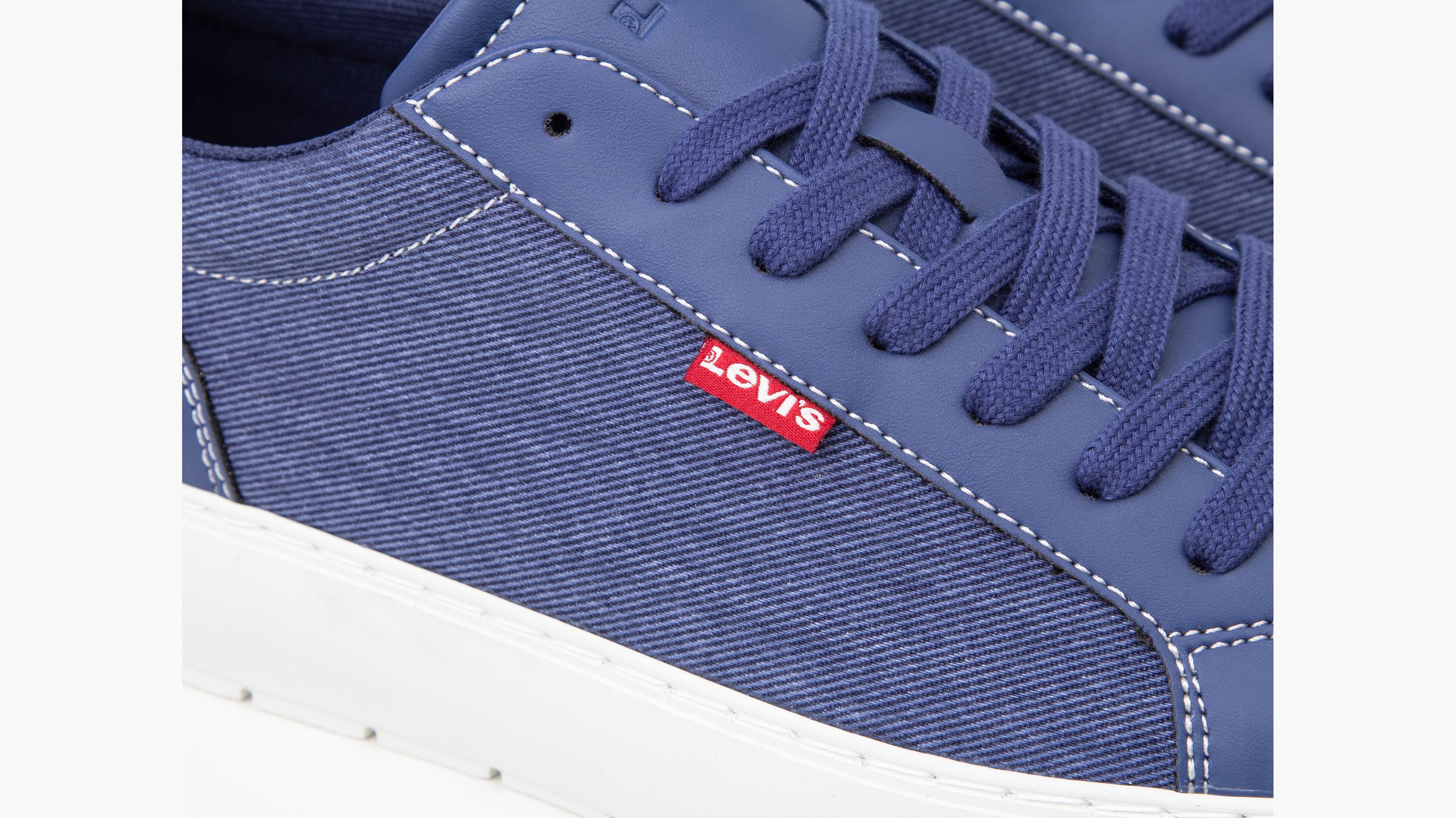 Blue on sale levis shoes