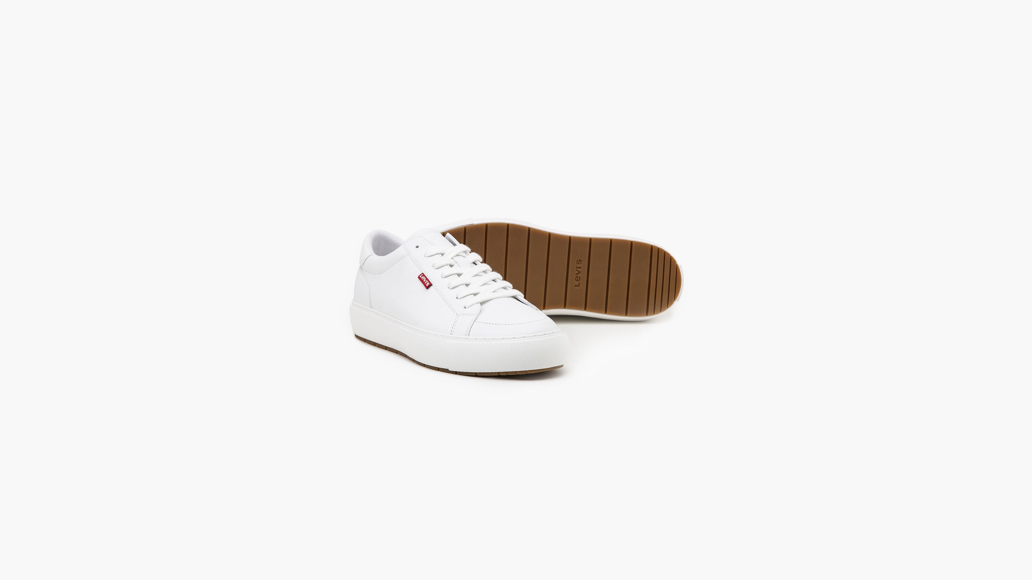 Levis woods sneakers outlet white