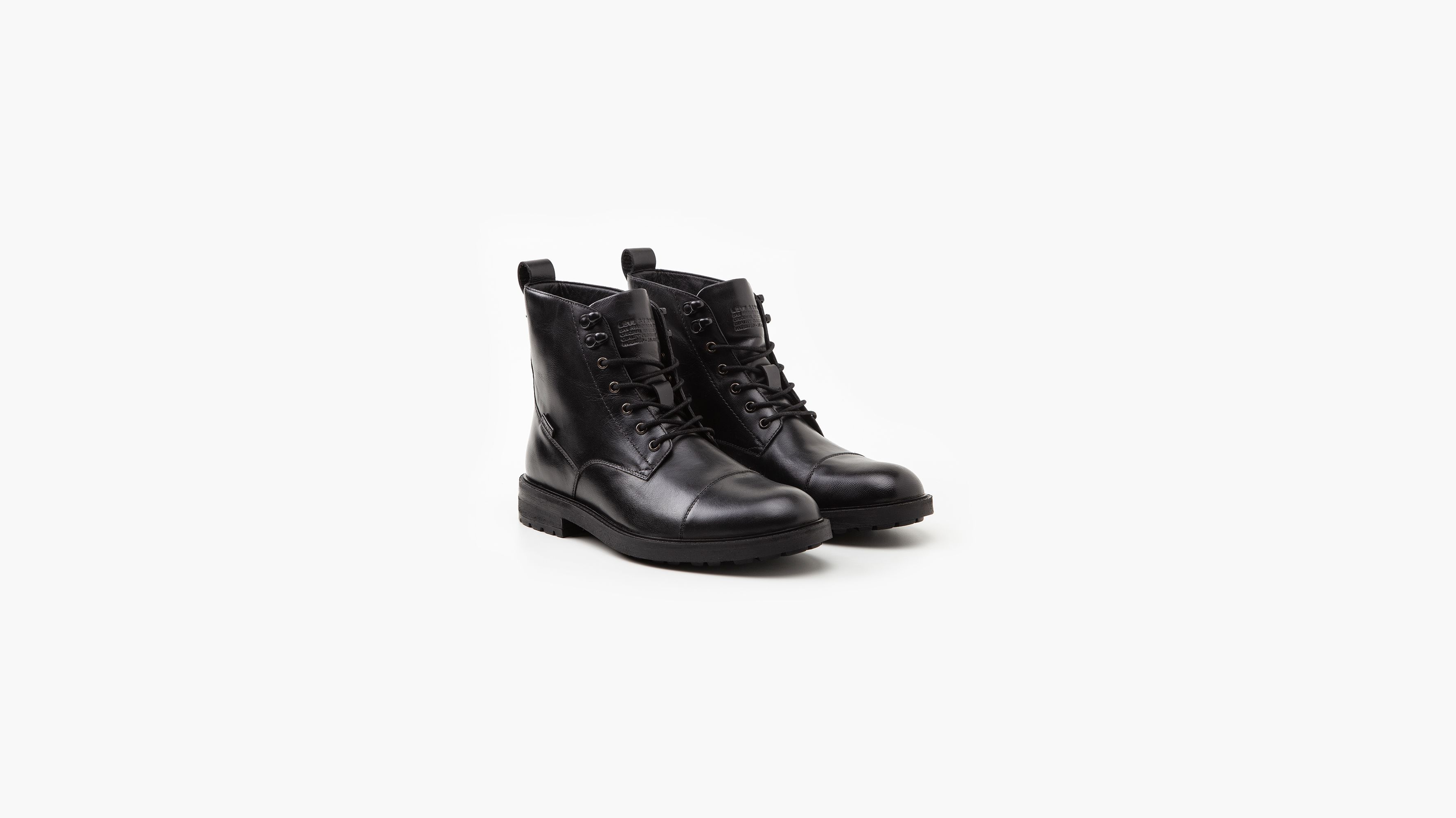 Black on sale levi boots