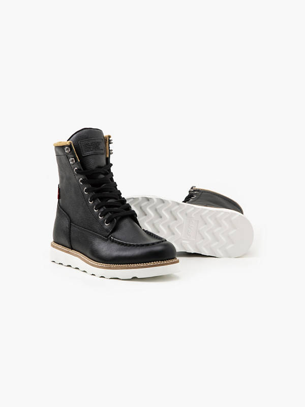 Darrow Lace-up Boots - Black | Levi's® SI