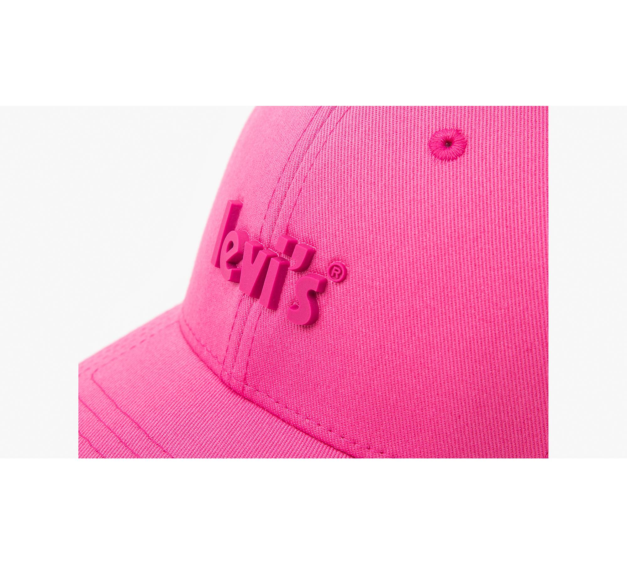 Levi\'s® Poster Logo Flexfit® Cap - Pink | Levi\'s® US | Flex Caps