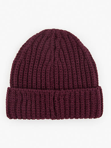 Levi's® Logo Chunky Beanie - Purple | Levi's® US Levi's® Logo Chunky Beanie - Purple | Levi's® US