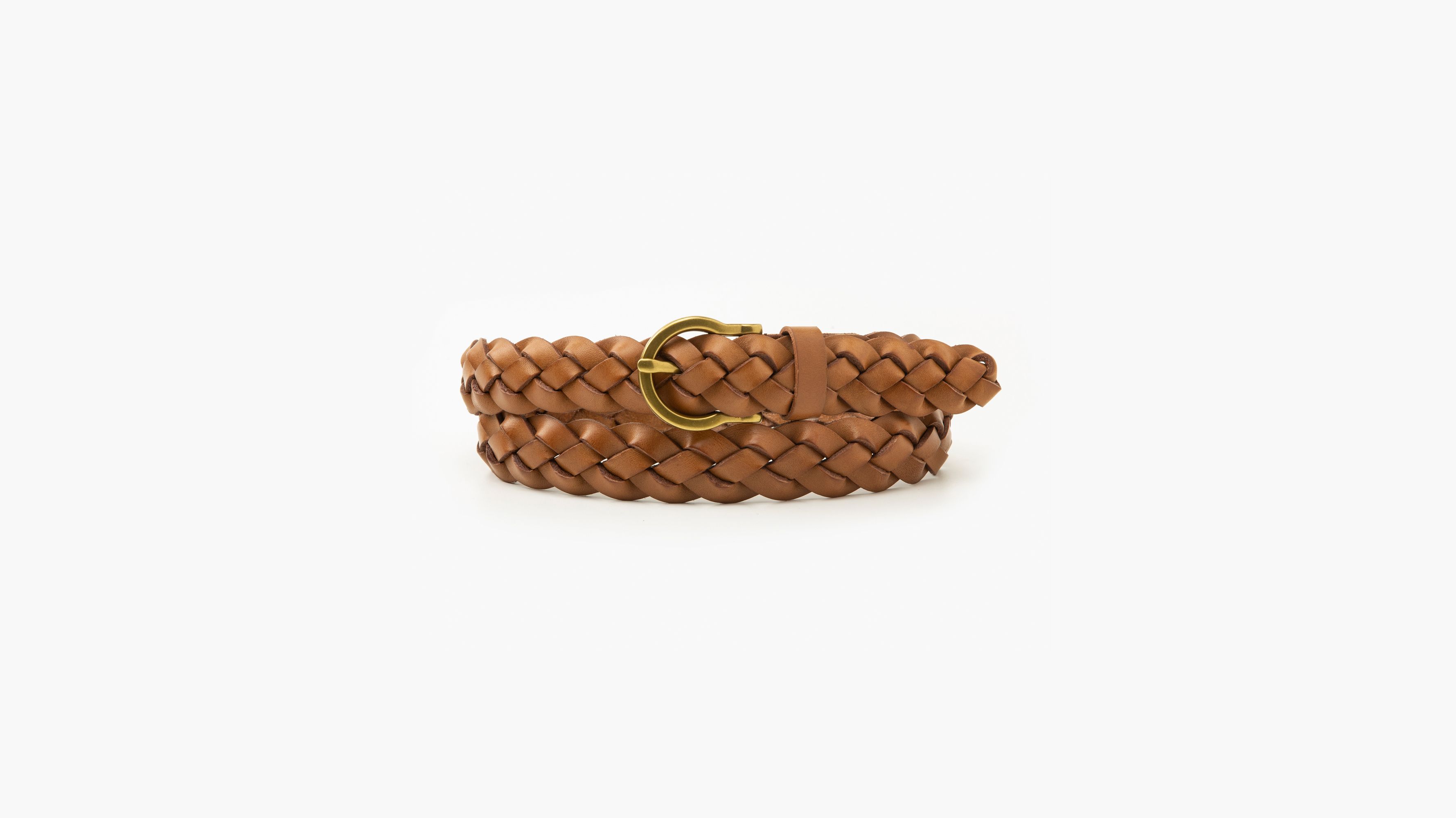 【DIME】Braided Leather Belt - Caramel/Brown Dime Braided Leather Belt Caramel/Brown – Drift House