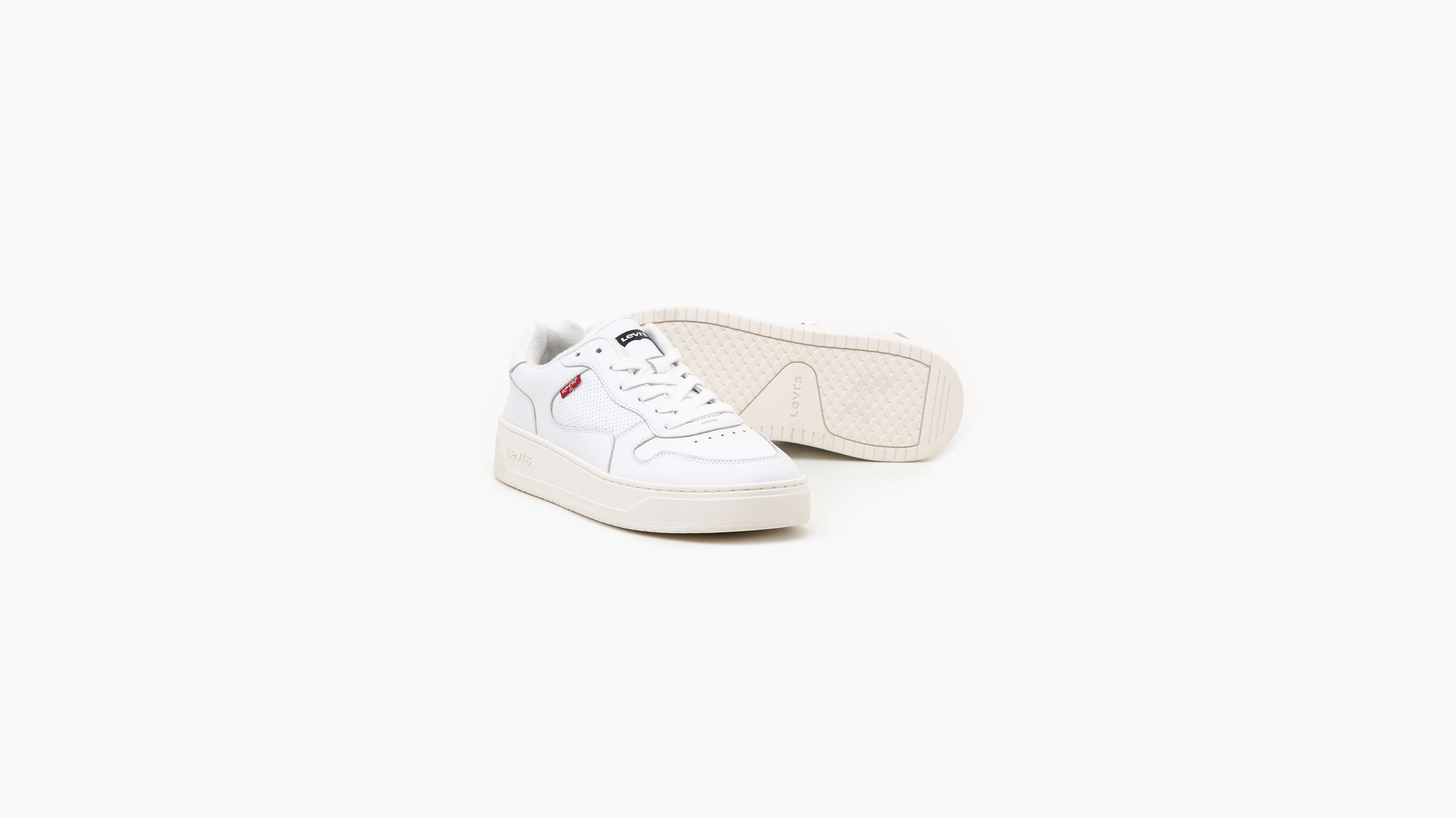 Levis mens store white sneakers