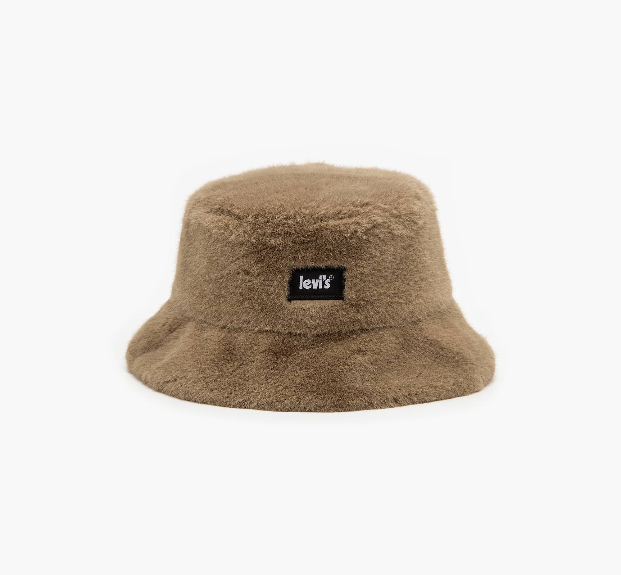 Faux Fur Bucket Hat - Brown | Levi's® US