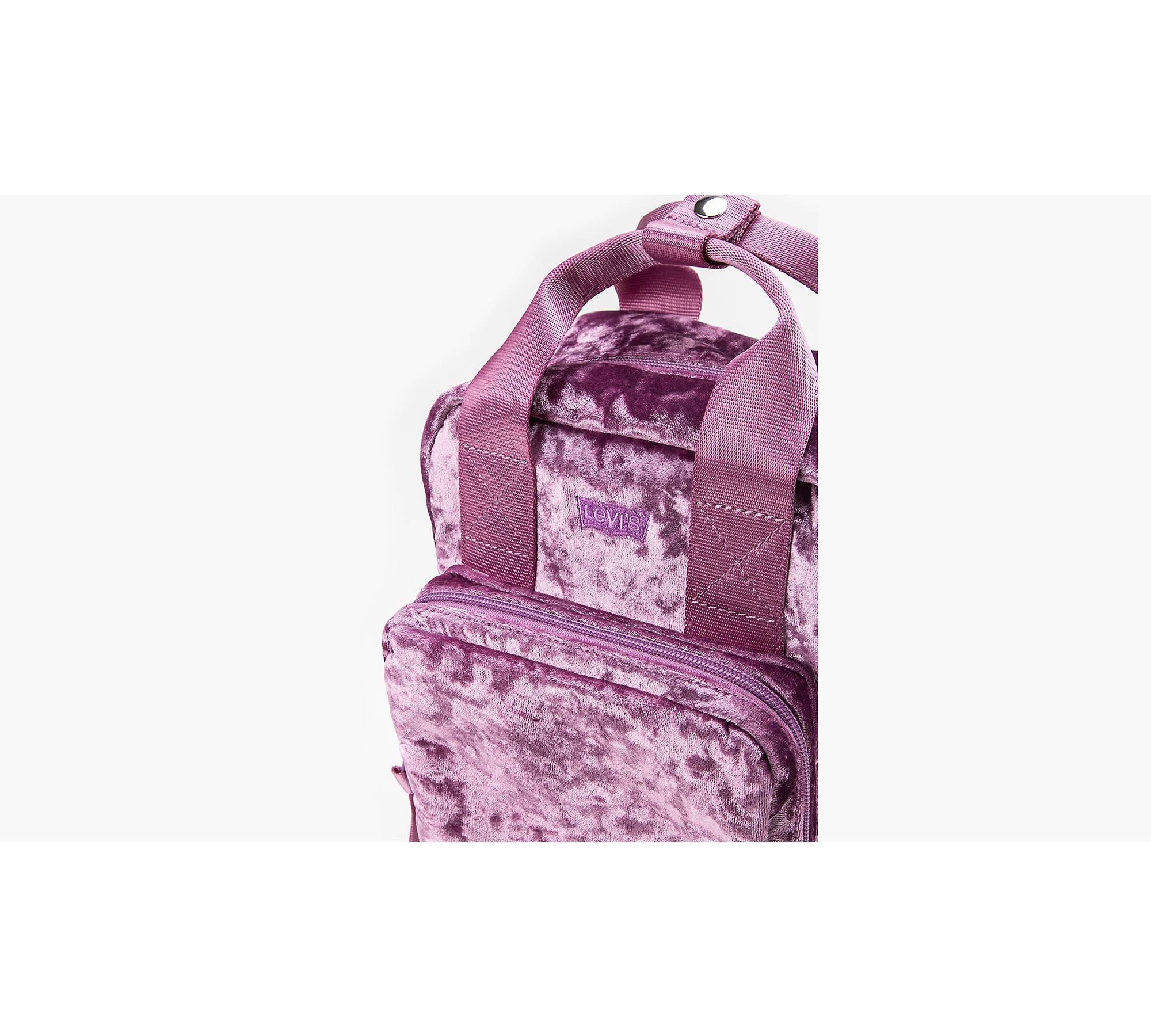 Levi's® L-pack Mini Velvet Backpack - Purple | Levi's® CA