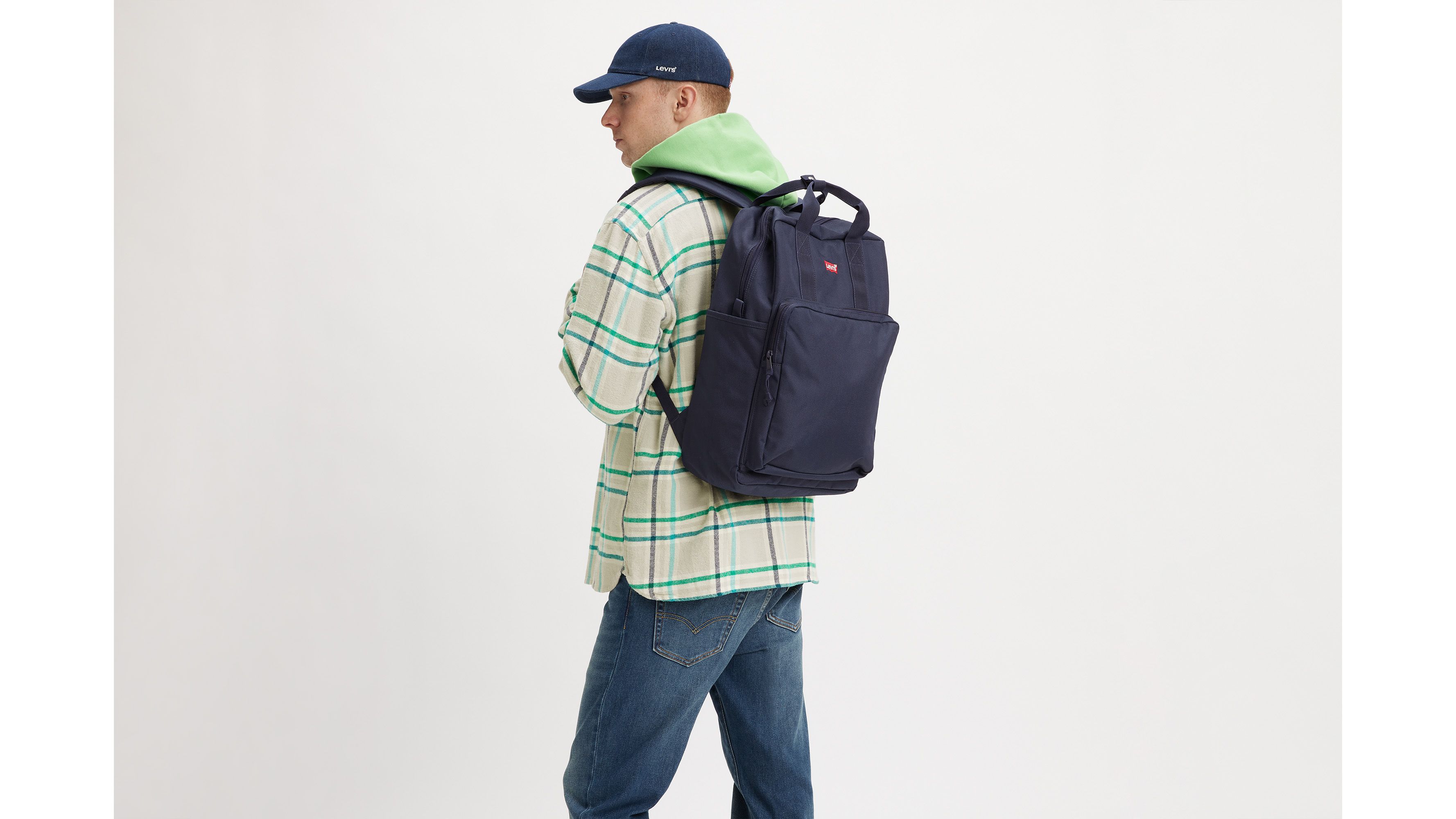 Backpacks Levi's ® L-Pack Large Backpack Off White/ Multi Colour