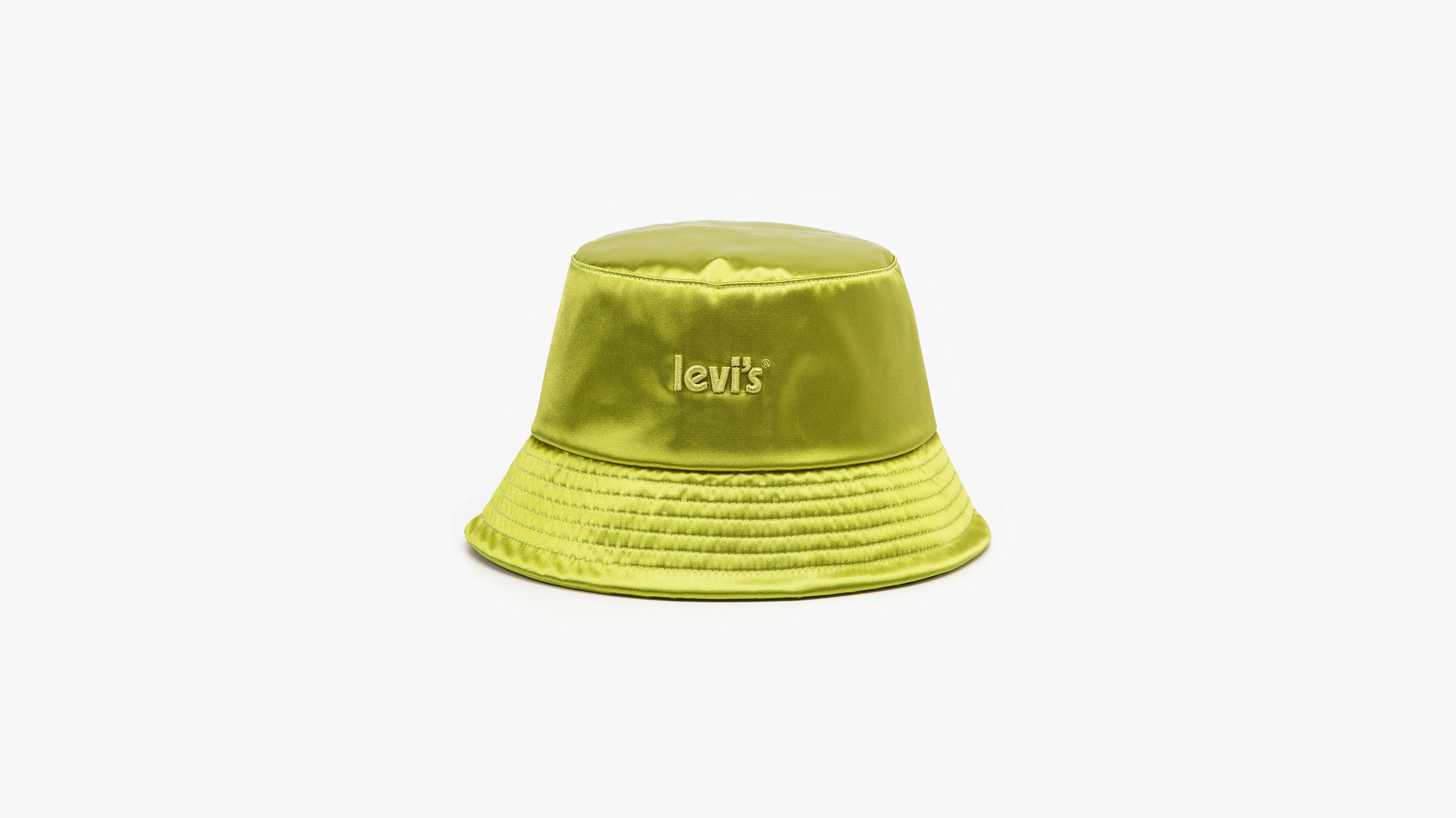 Satin Bucket Hat - Green