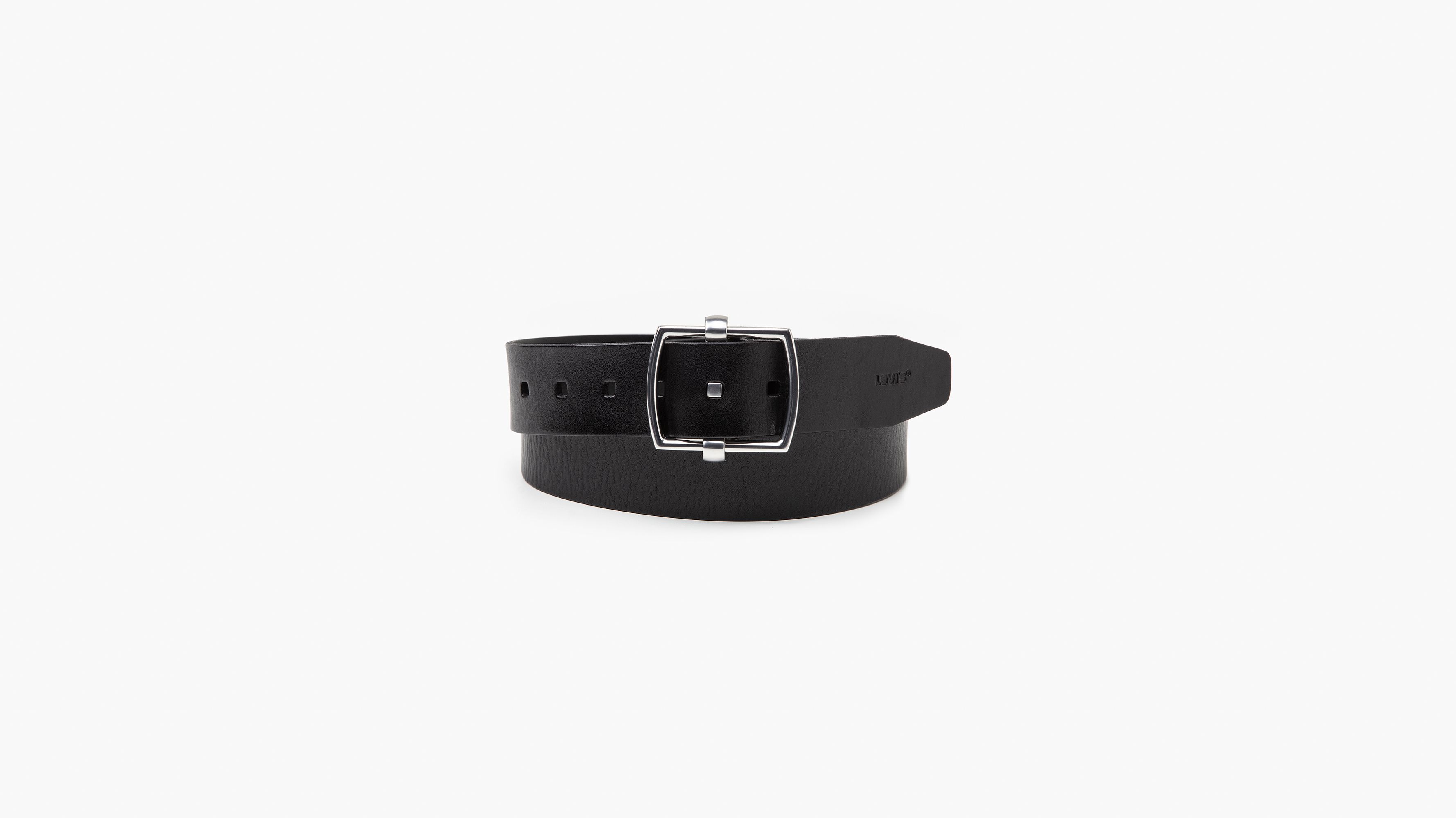 Chunky Center Bar Belt - Black