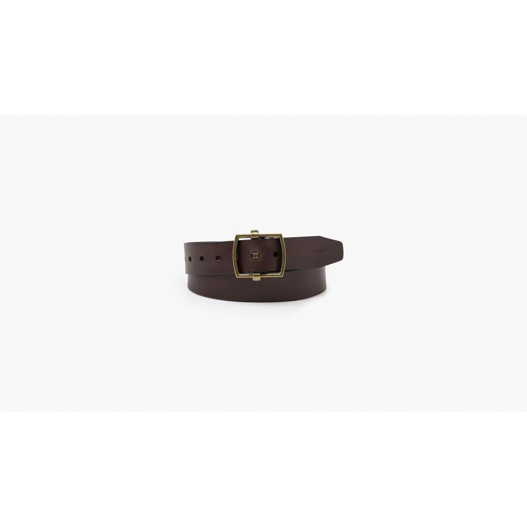 Levi's Chunky Center Bar Belt In Brown