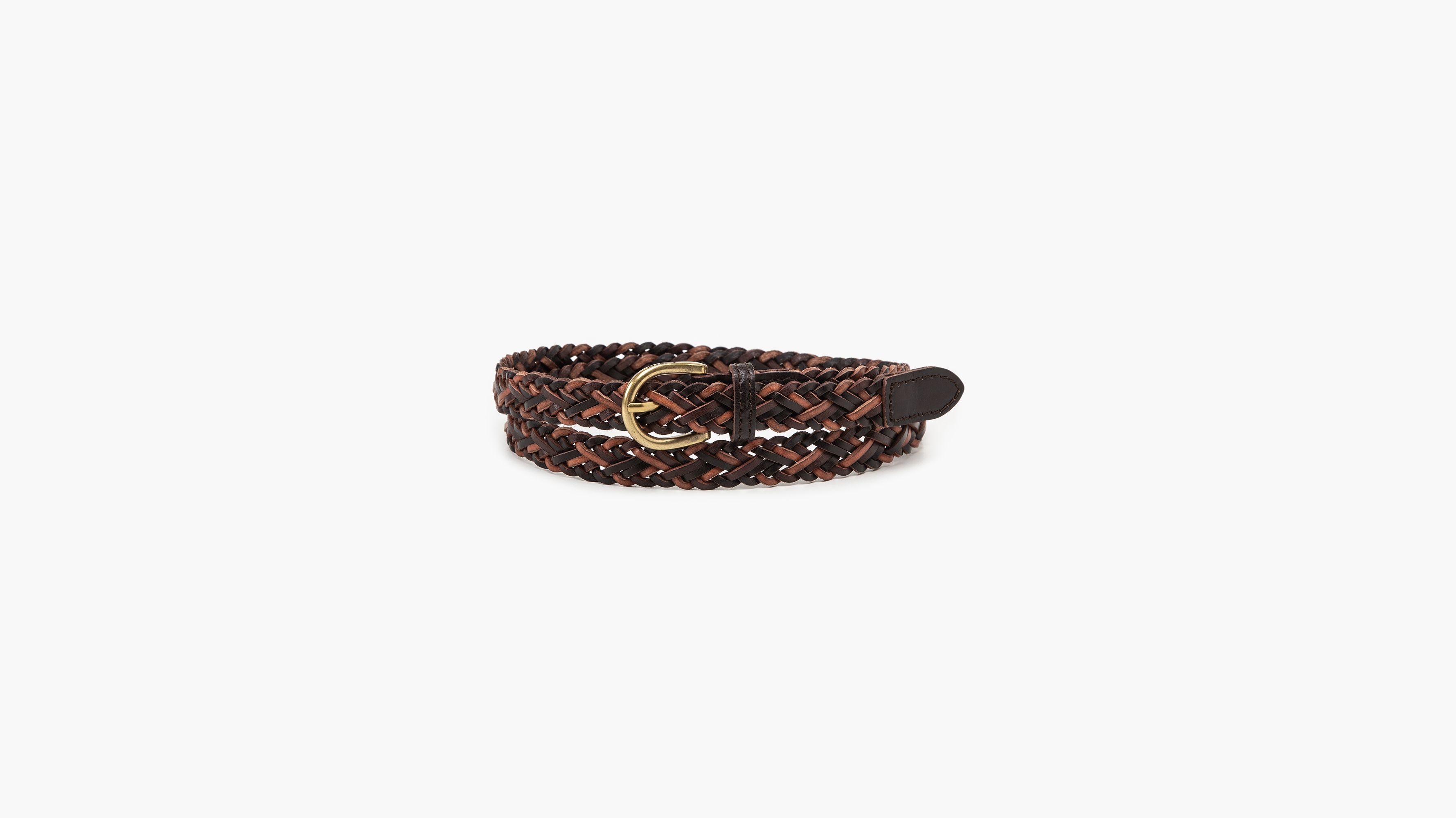Leather Braided Belt 1
