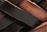 Light Brown - Marrón - Leather Braided Belt
