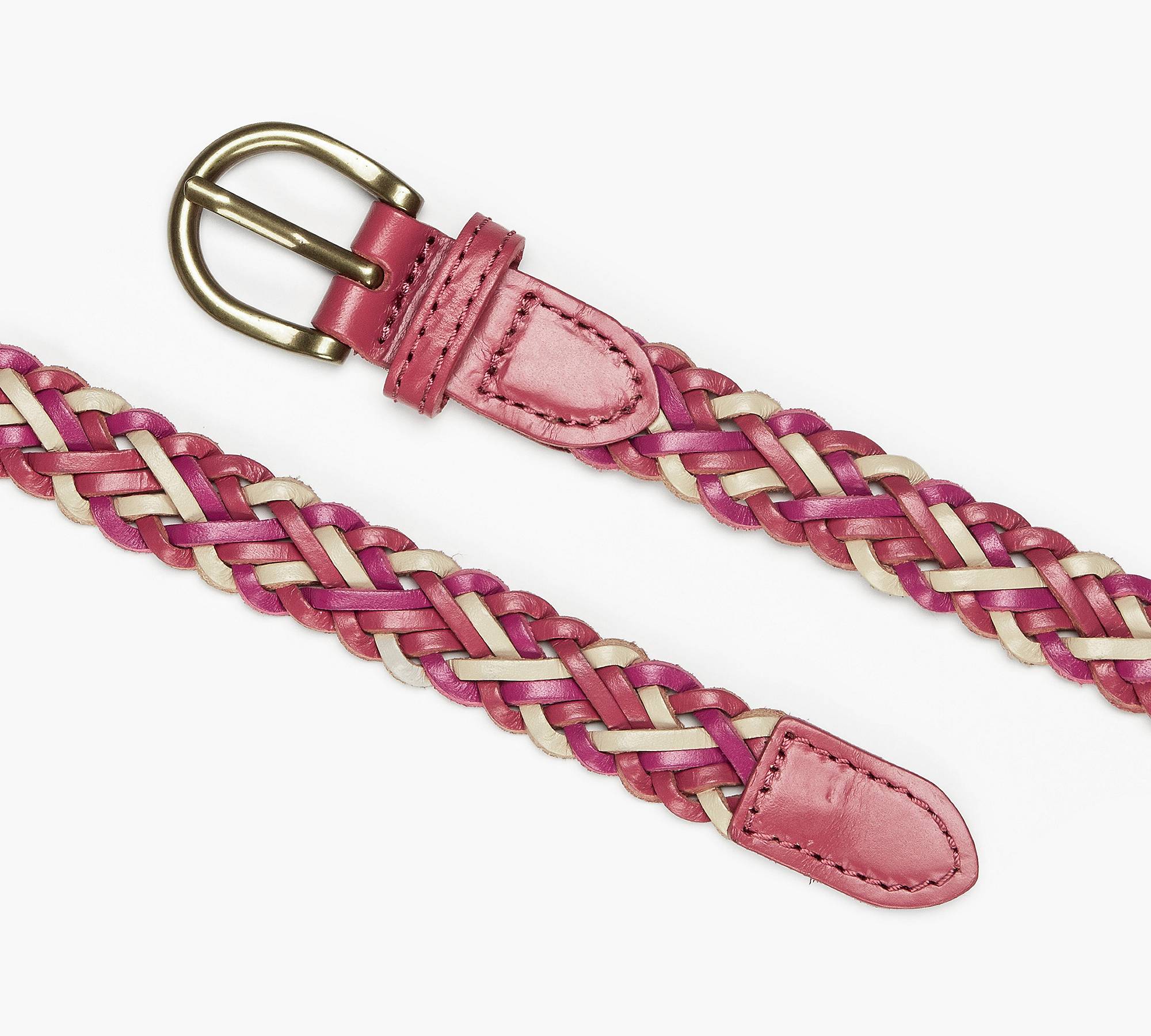 Leather Braided Belt - Pink | Levi's® US