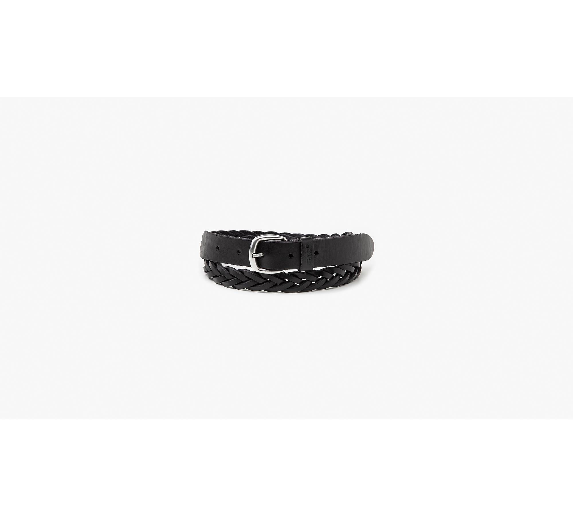 Leather Braided Belt - Black | Levi's® GB
