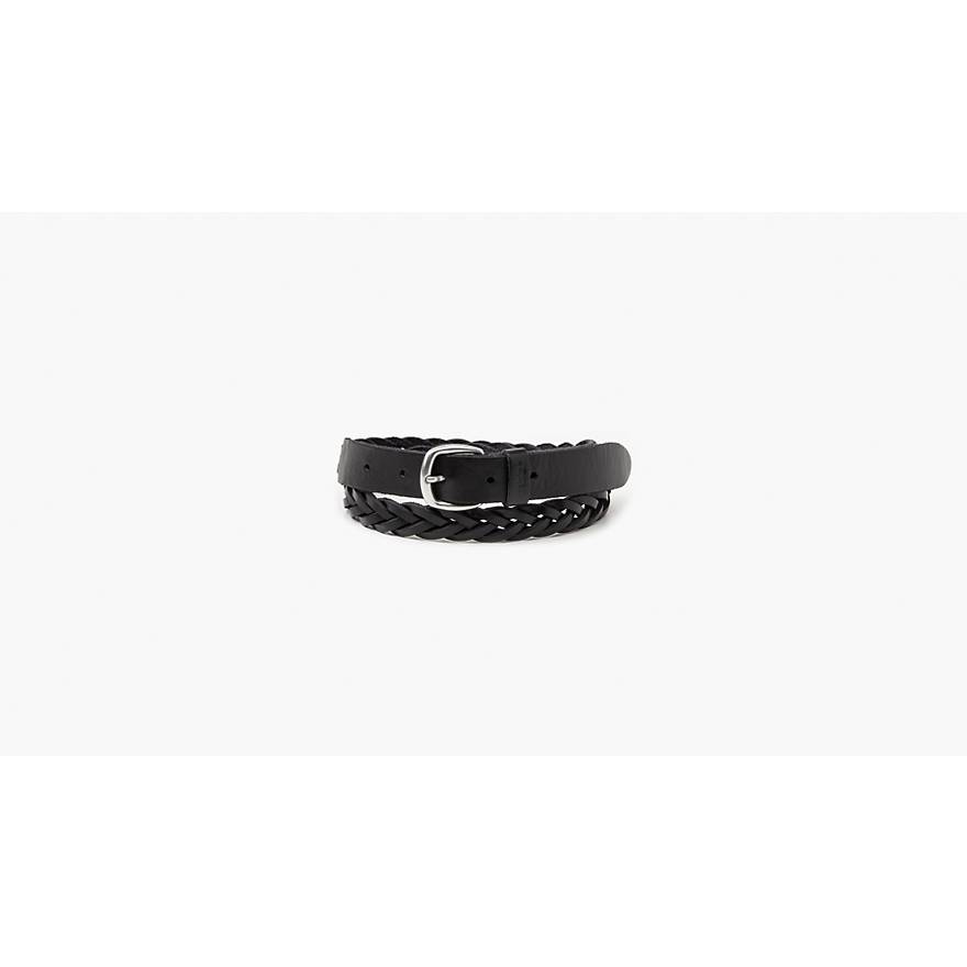 Leather Braided Belt - Black | Levi's® AL